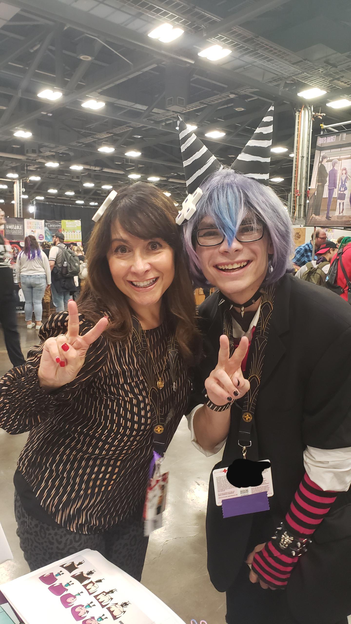 I got to meet Melissa Fahn, Neptune's English voice actor, at ohayocon