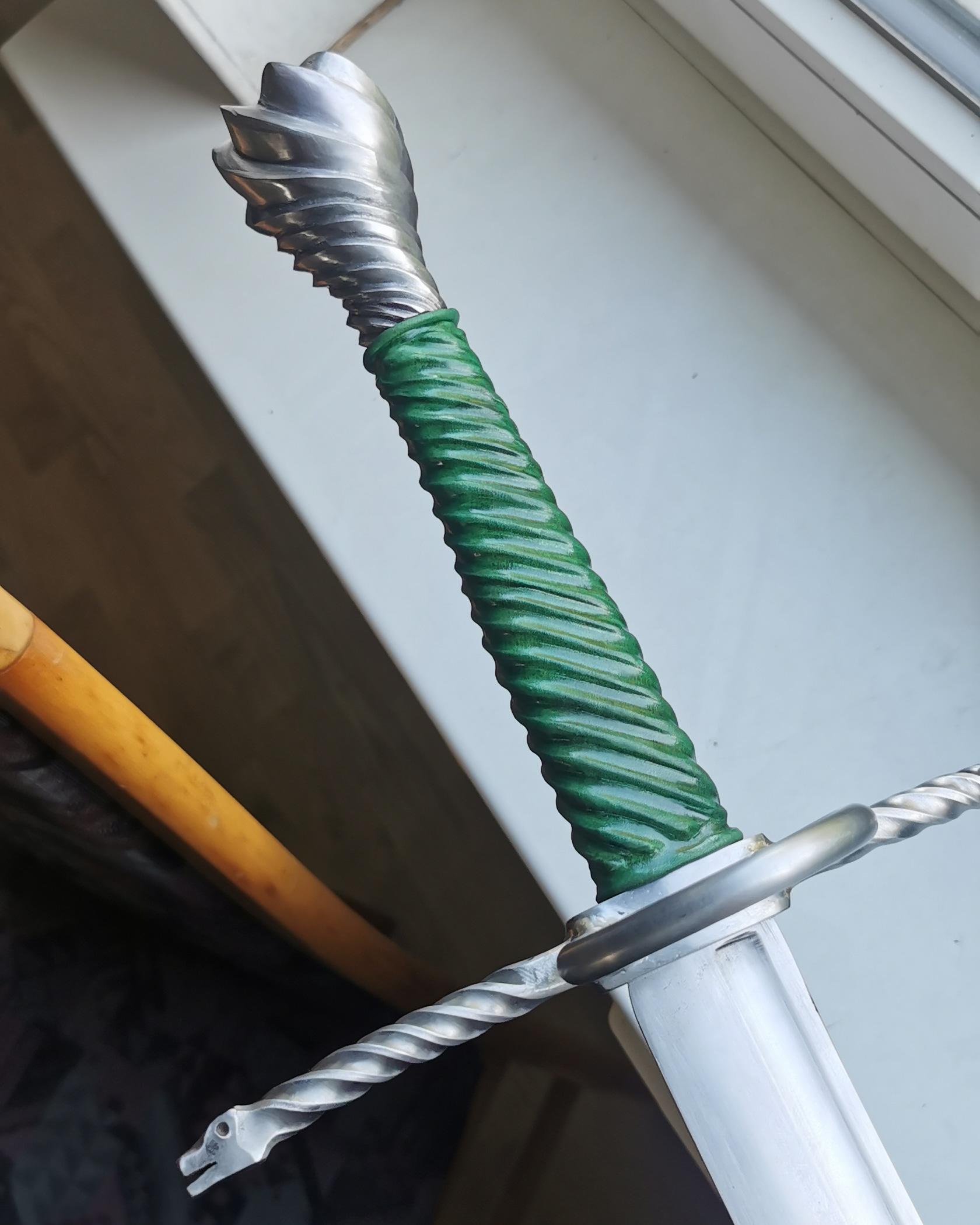 Leather Wrapped Handle Sword