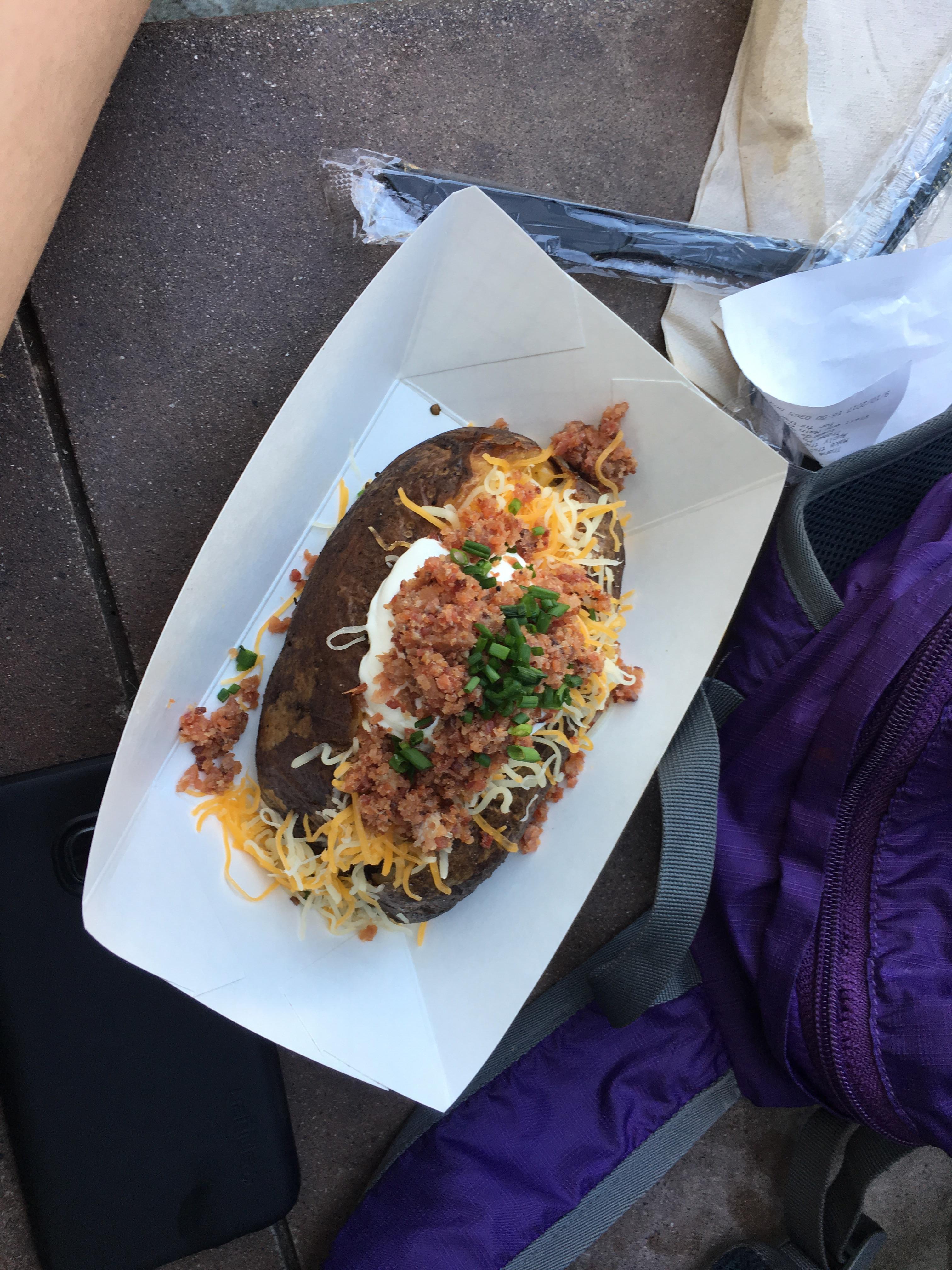 Disneyland’s Unsung Hero The Troubadour Tavern Baked Potato r/Disneyland