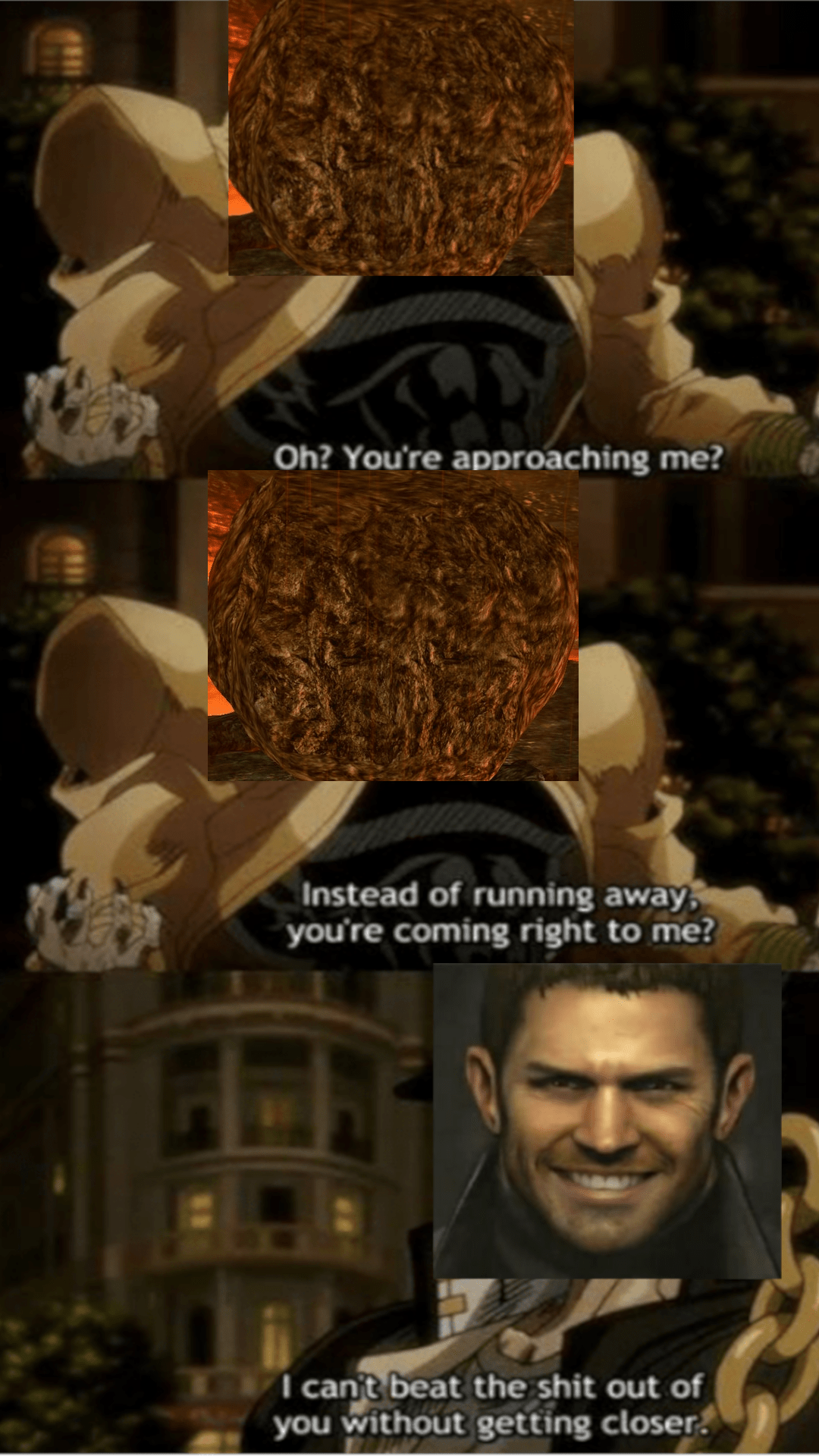 Oh ho! Then come as close as you like. residentevil