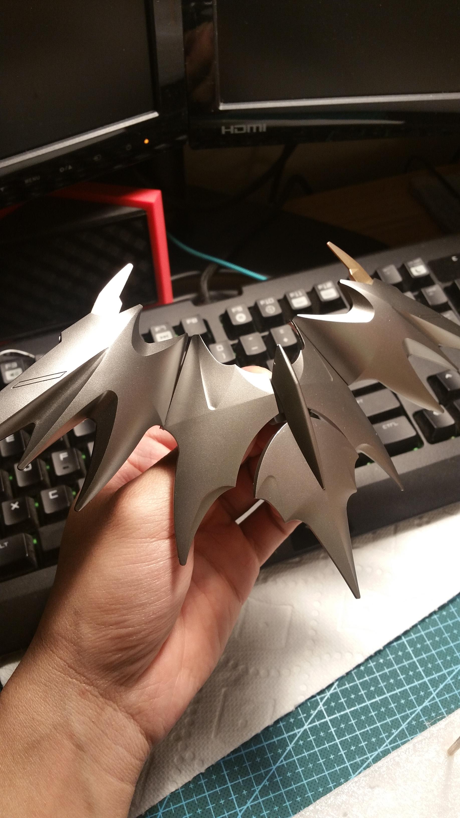 Vallejo Metallic Duraluminum airbrushed over Vallejo gloss black primer