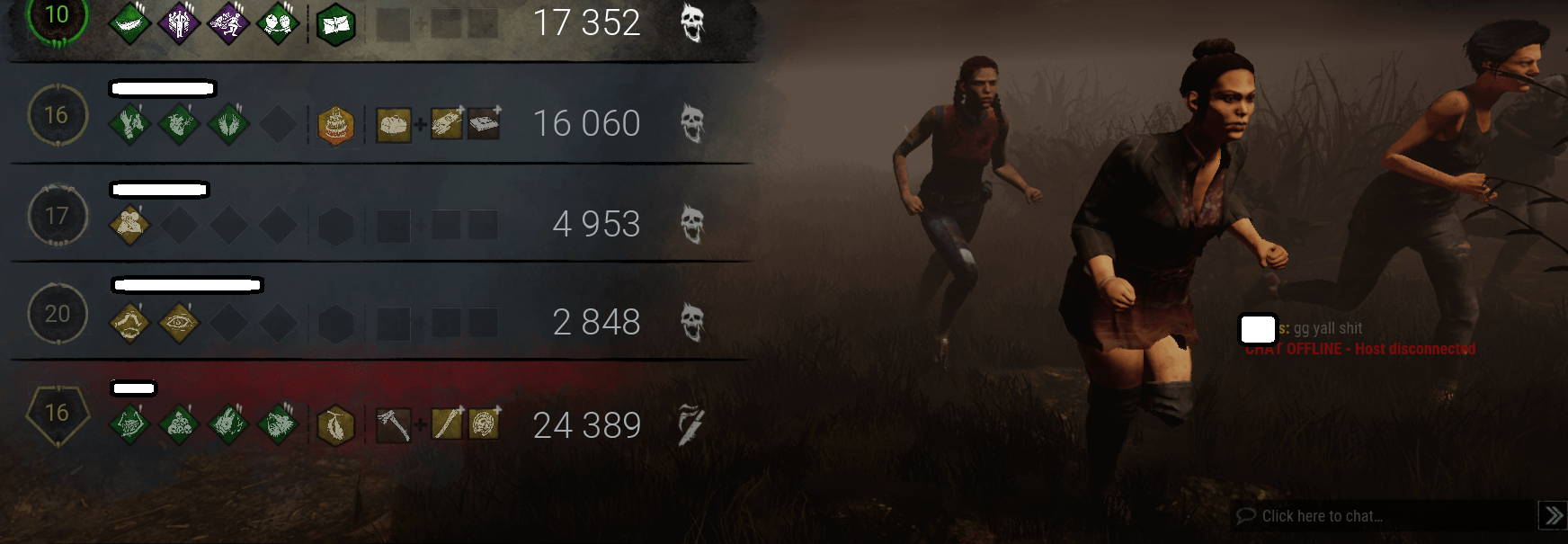New players. DBD is toxic. r/deadbydaylight