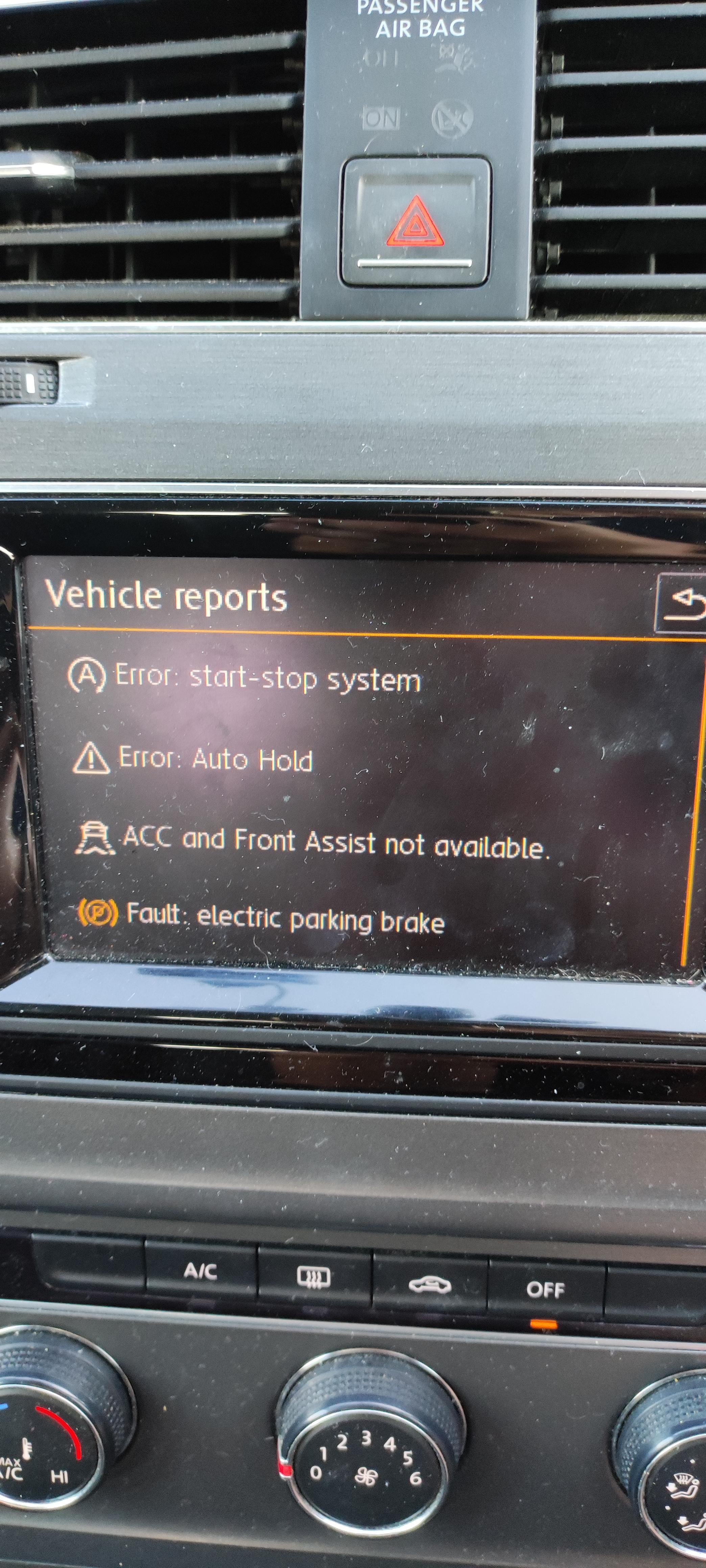 131 VW Golf Multiple errors r/Volkswagen
