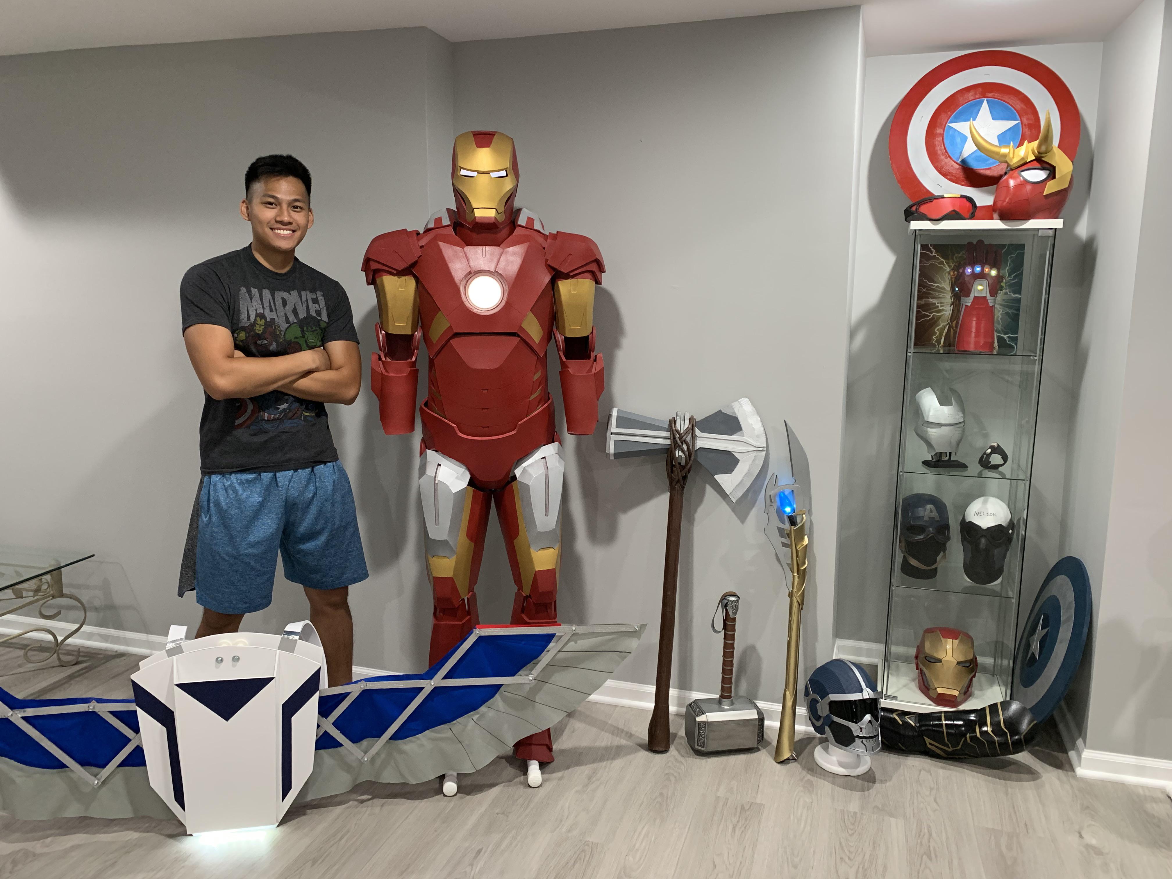 All of my handmade MCU props! r/Marvel