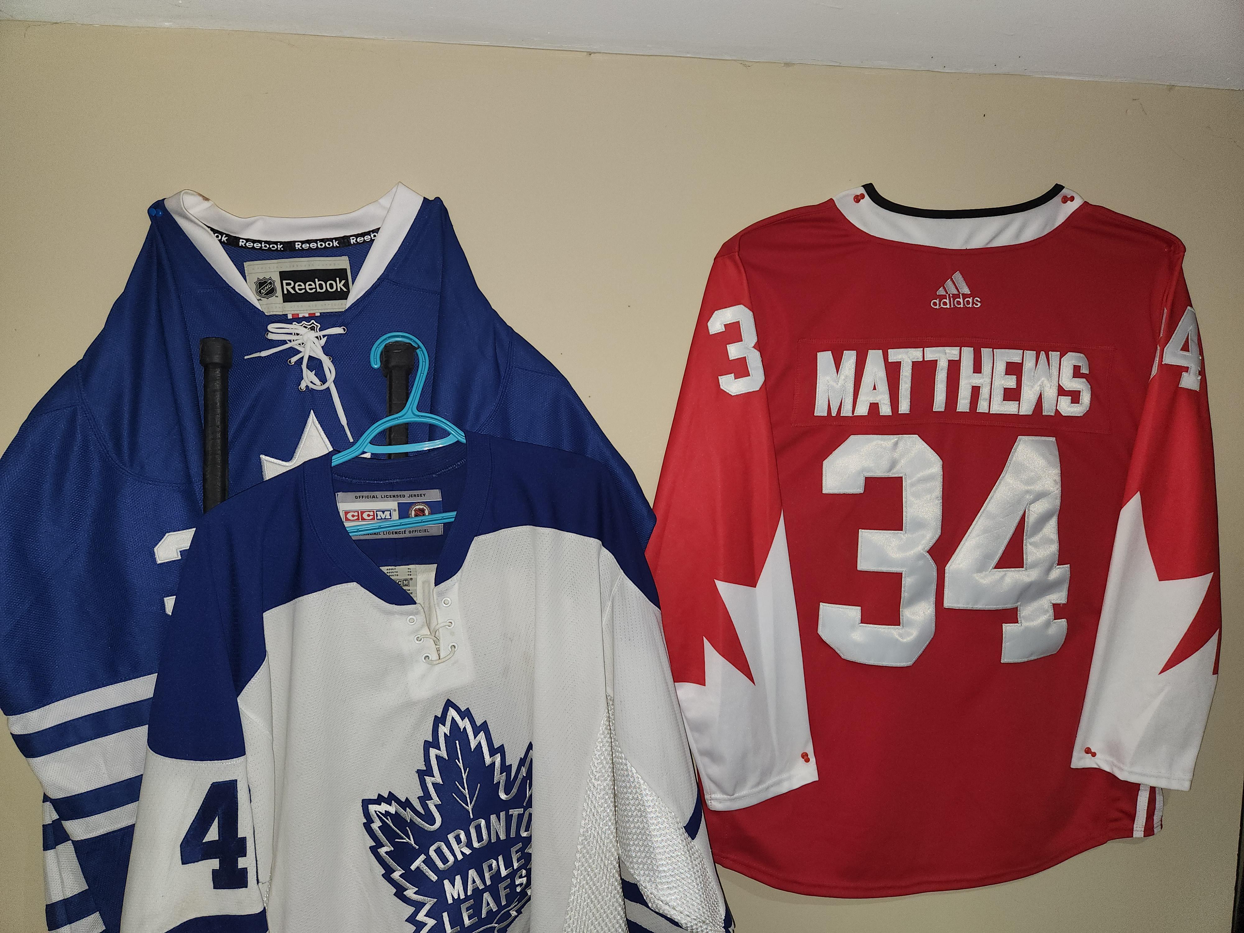 3 Jerseys 3 Brands r/leafs