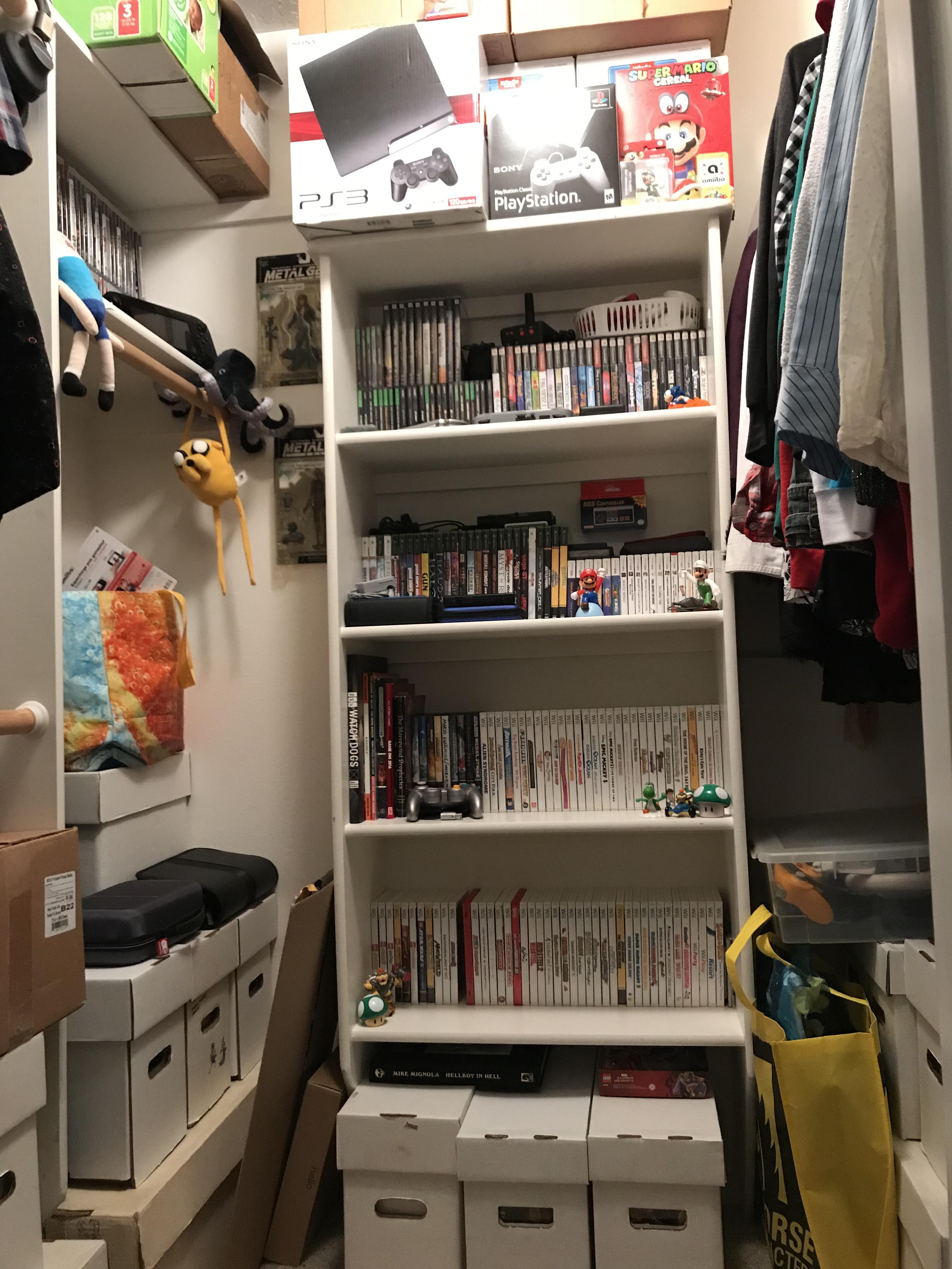 Working with limited space, but have most of the collection up! r
