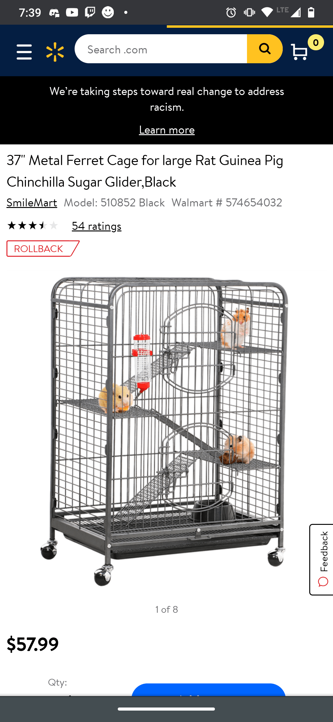 Is this an okay cage for 2 rats? We out of options and my mom doesn't