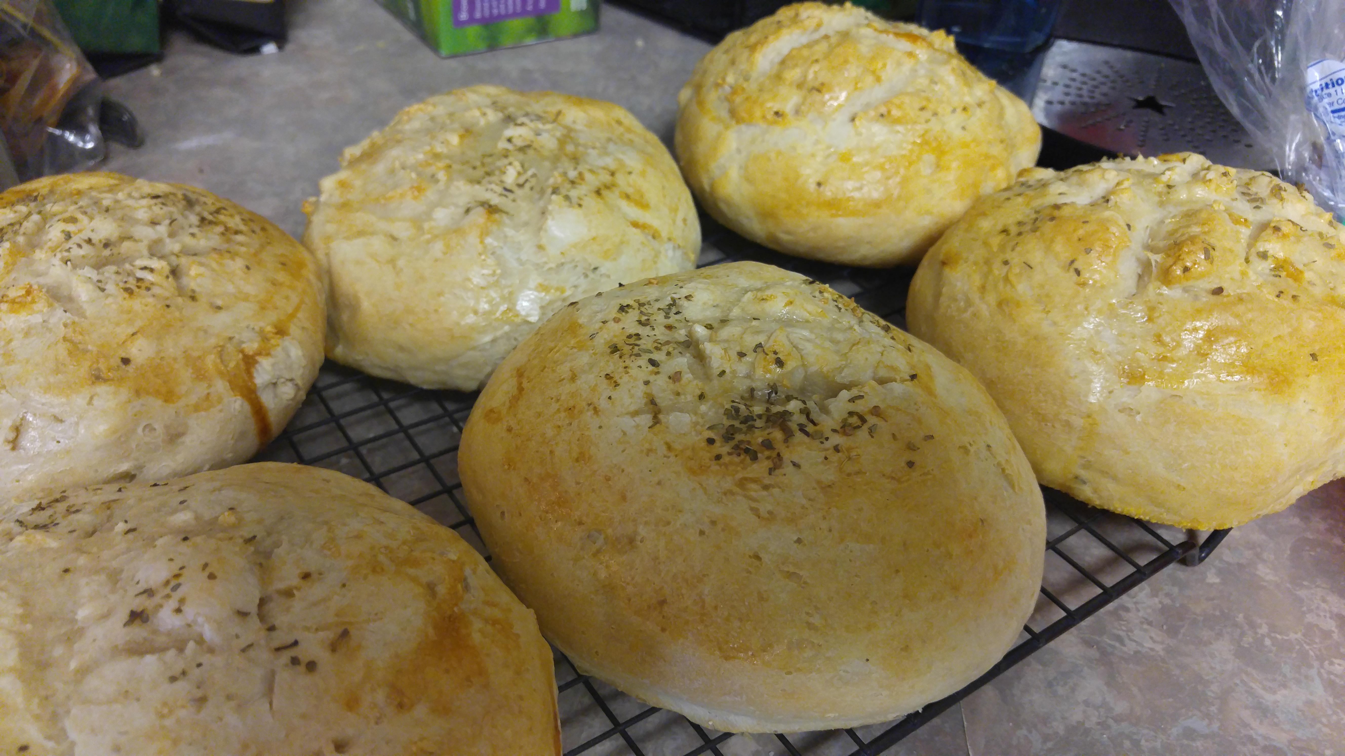 My first bake of 2017bread bowls r/Baking