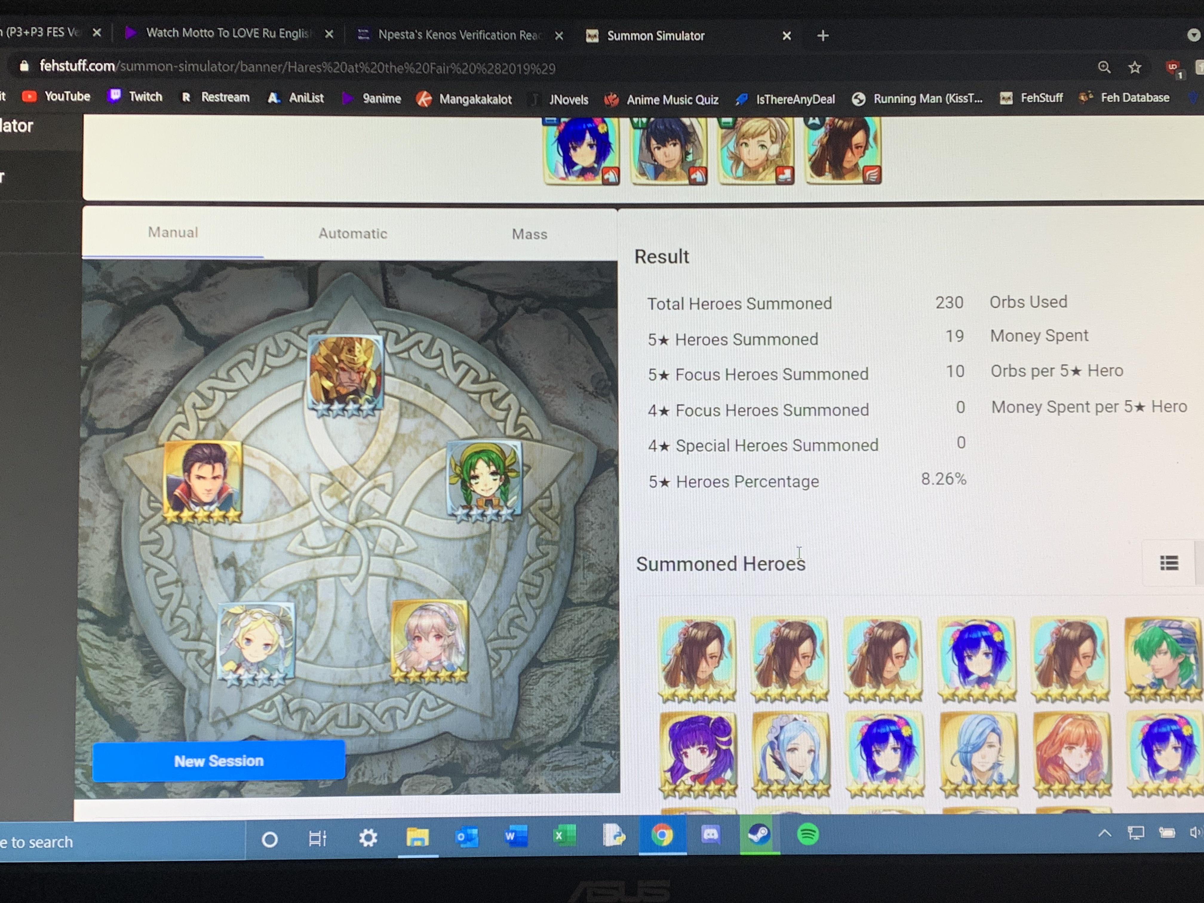 I think the devs need to update the summoning experience