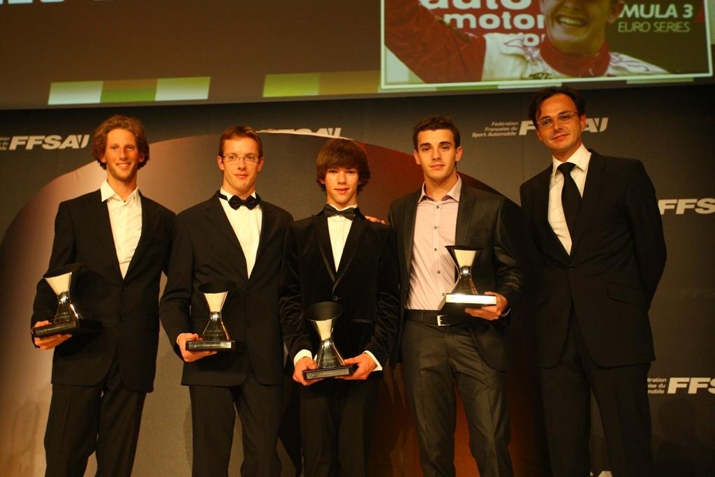 Romain Grosjean, Sébastien Bourdais, Pierre Gasly and Jules Bianchi