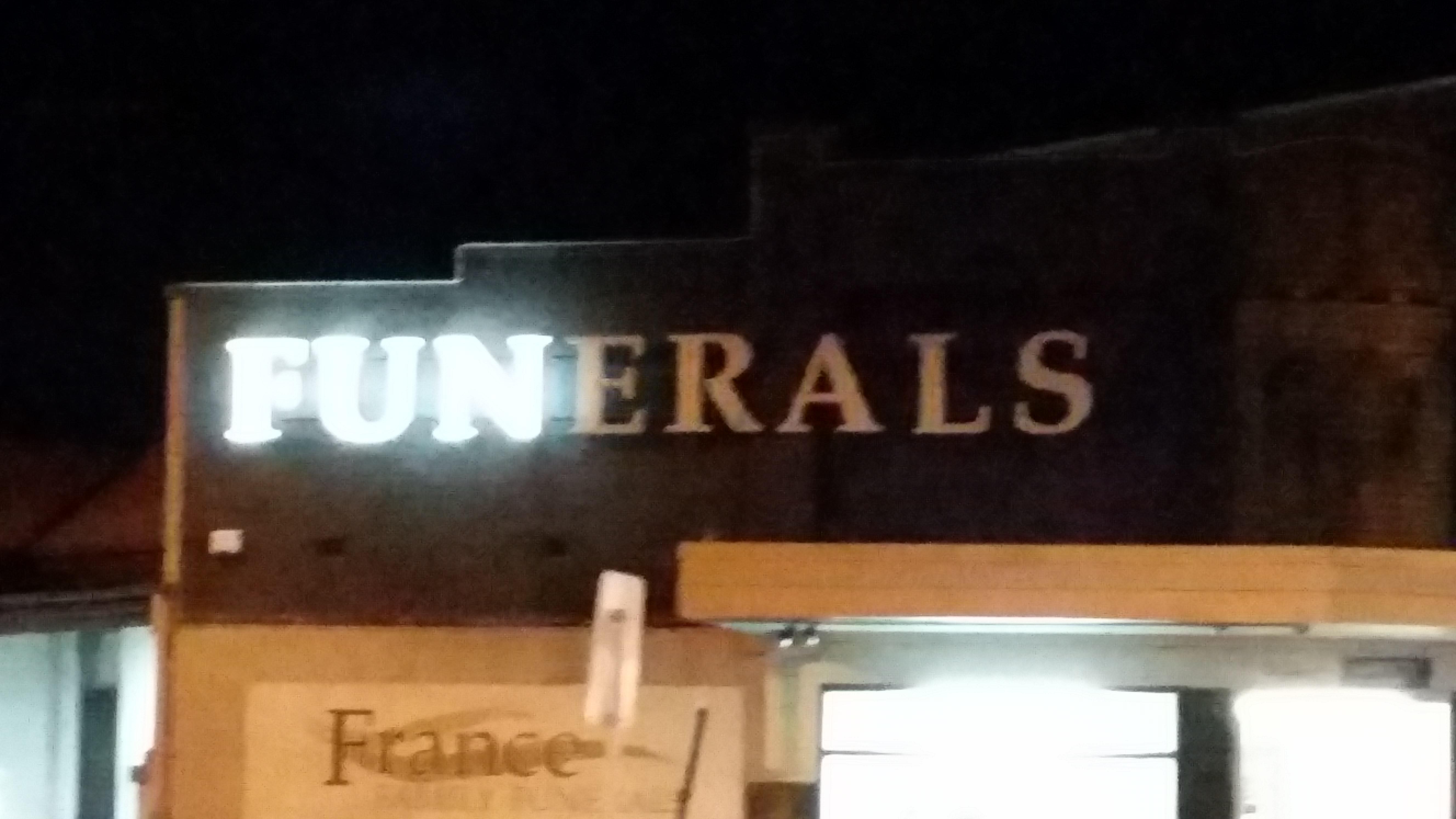 Putting the FUN back in funerals (OC Newcastle Australia) r