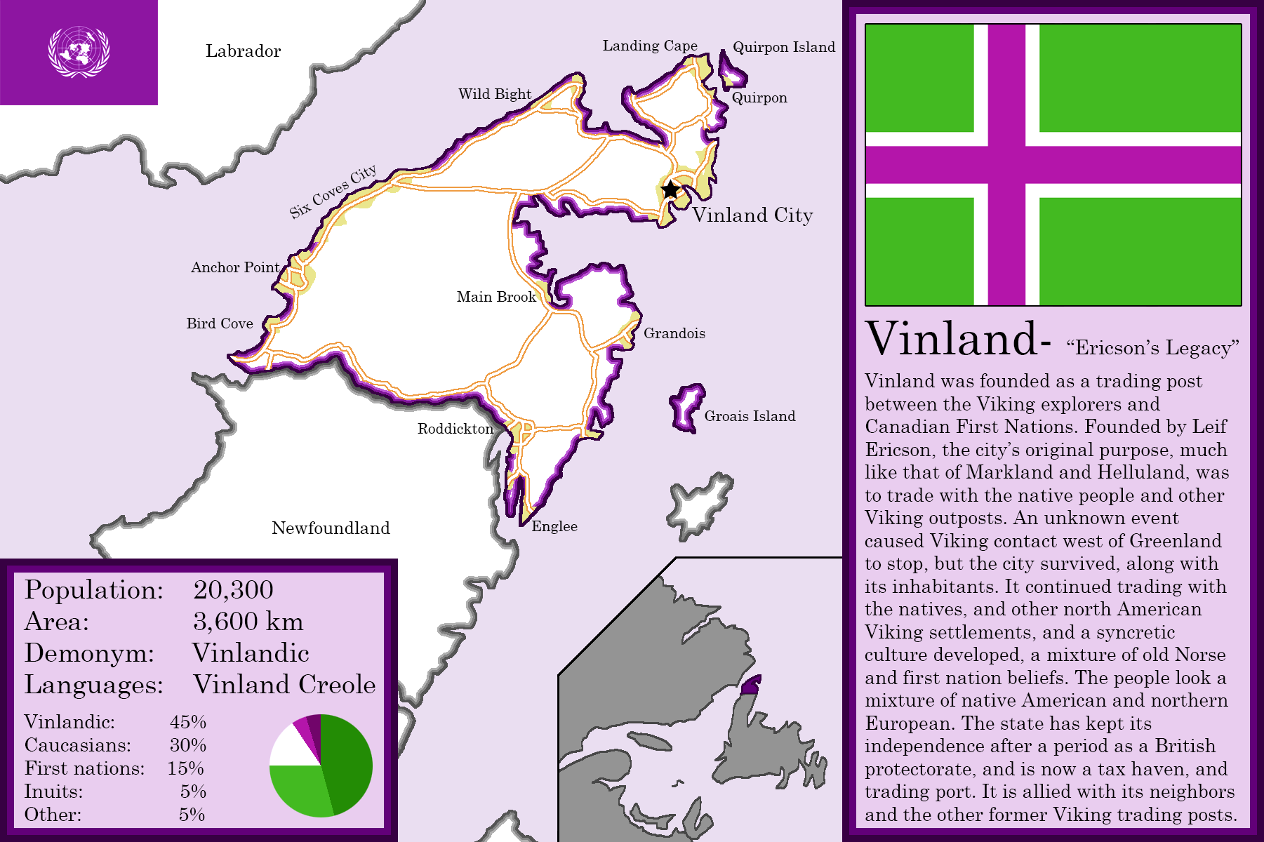 Vinland The Viking Colony r/imaginarymaps