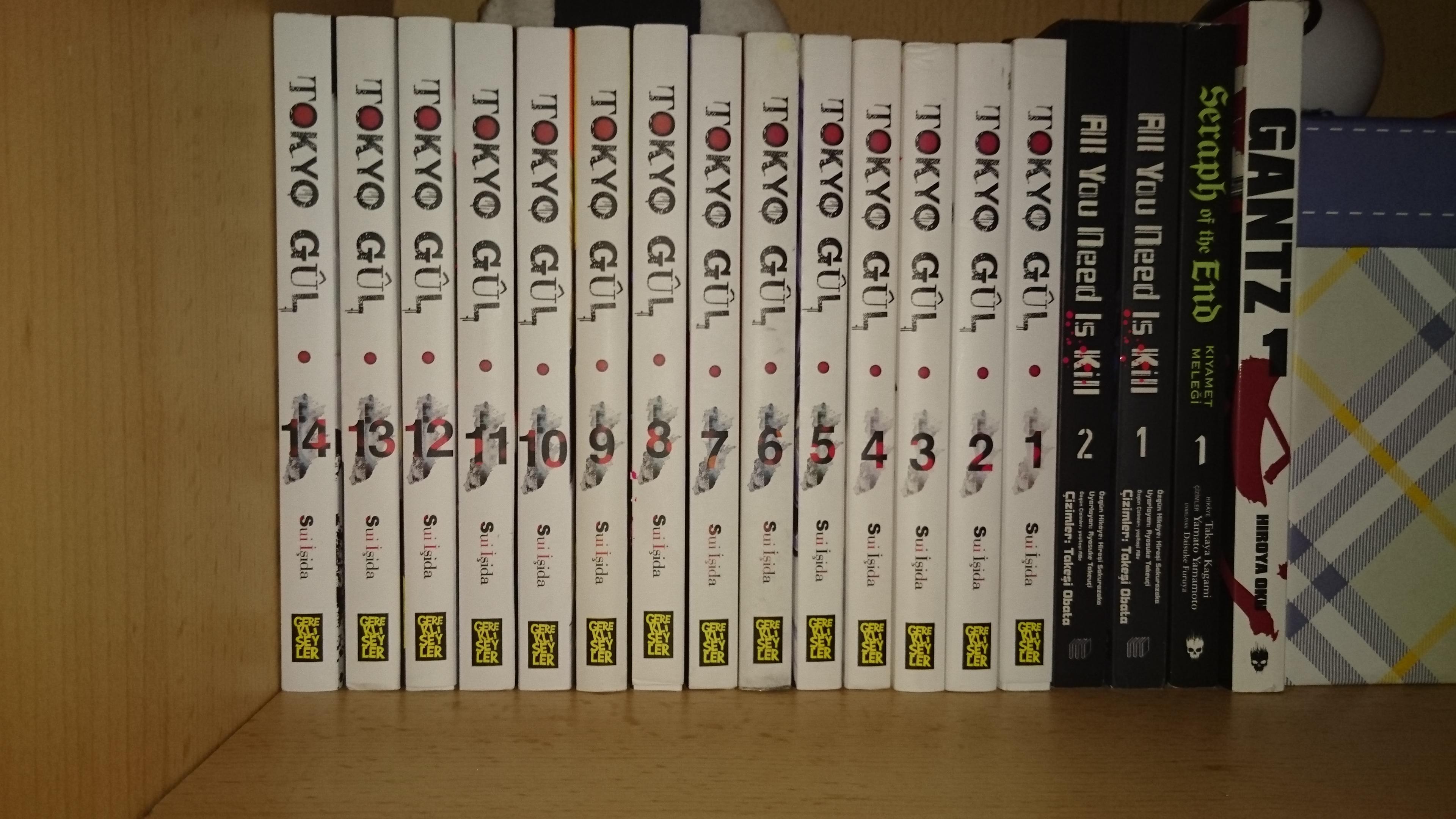 Finally finished my Tokyo Ghoul Manga Collection! TokyoGhoul
