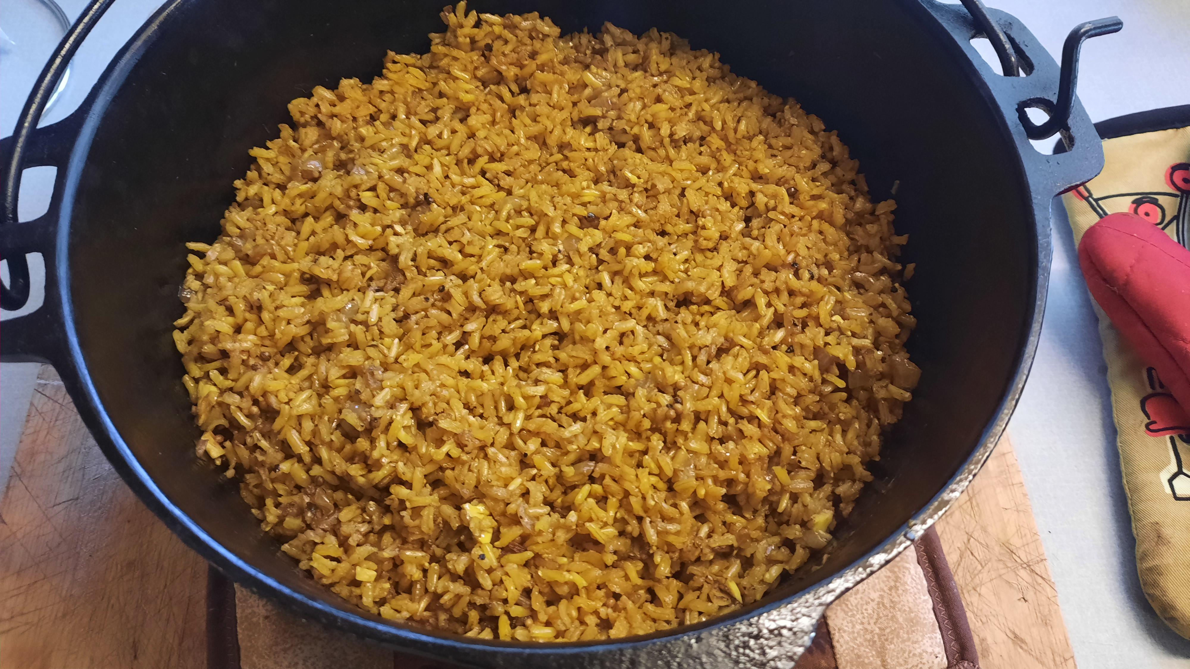 Brown rice pilaf from the oven r/RICE