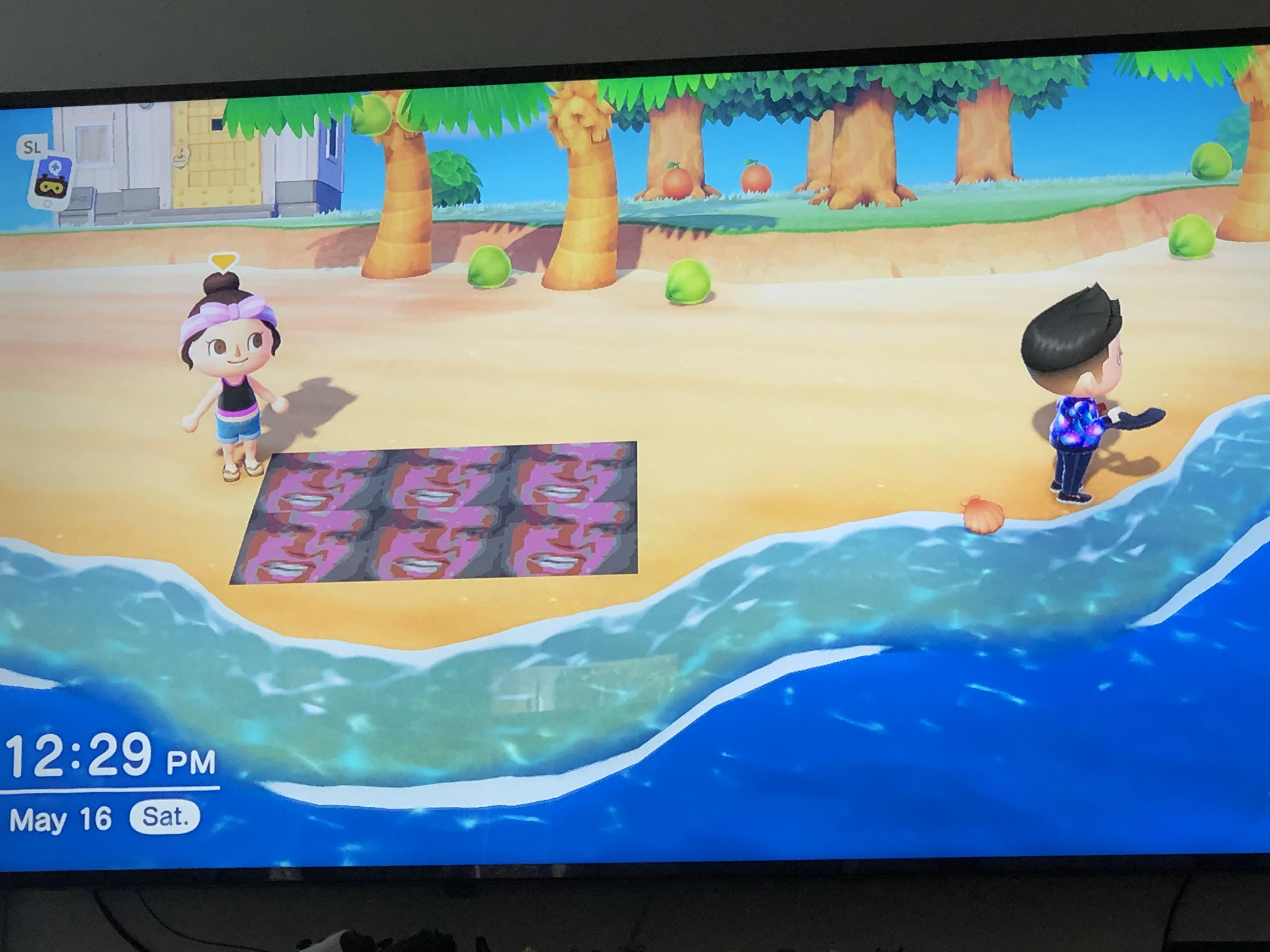 My animal crossing island “Sand” r/PrequelMemes