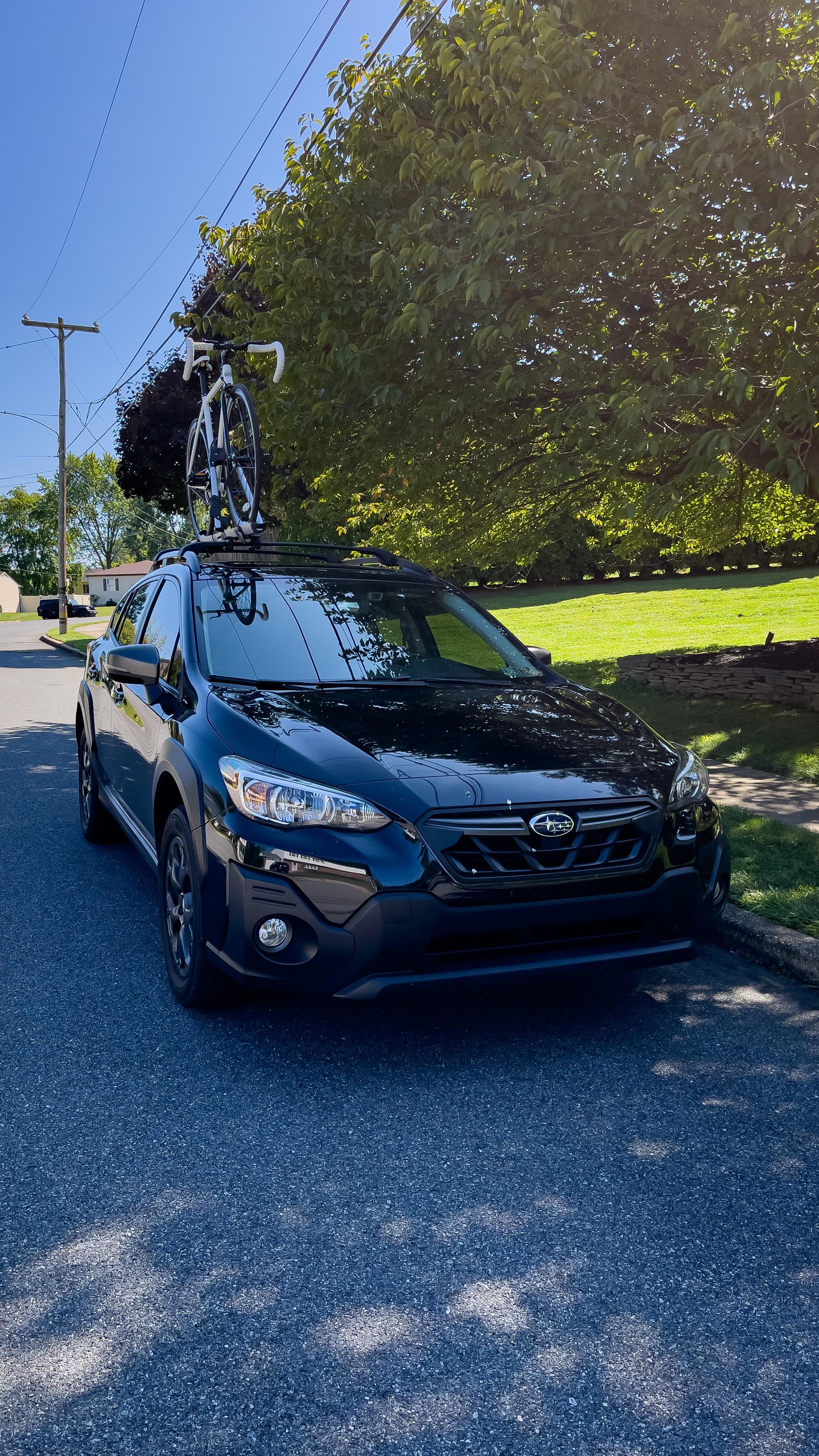 Finally got my bike rack all set up! r/Crosstrek