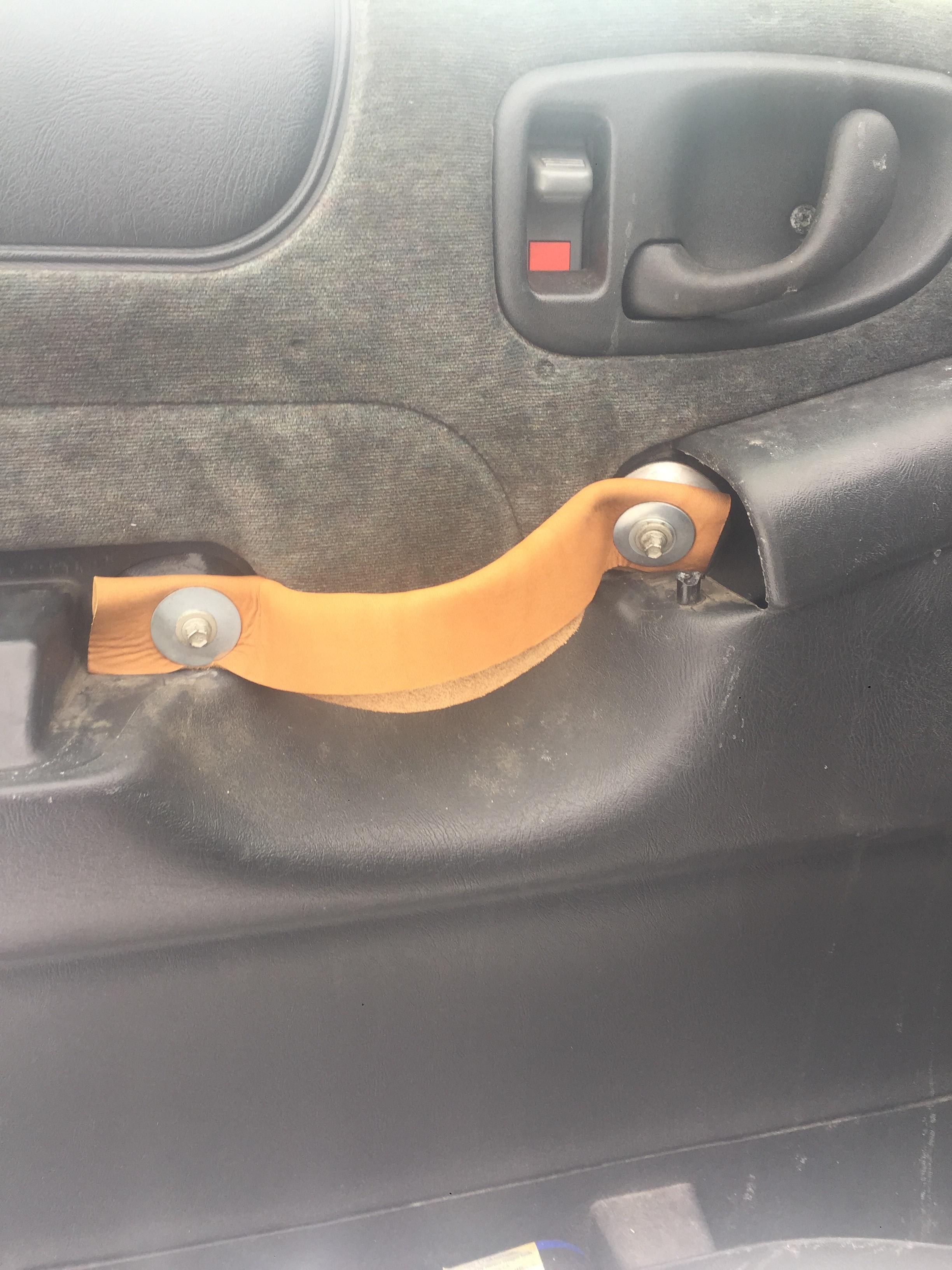 The door handle ripped off my 800 beater. Michael’s sells bags of