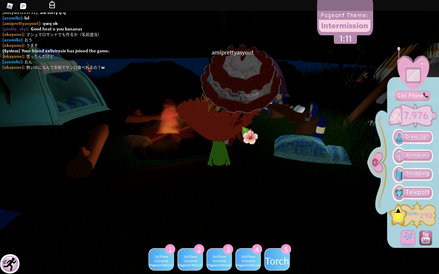 god blessed me today... (dont mind the outfit, the theme was flower