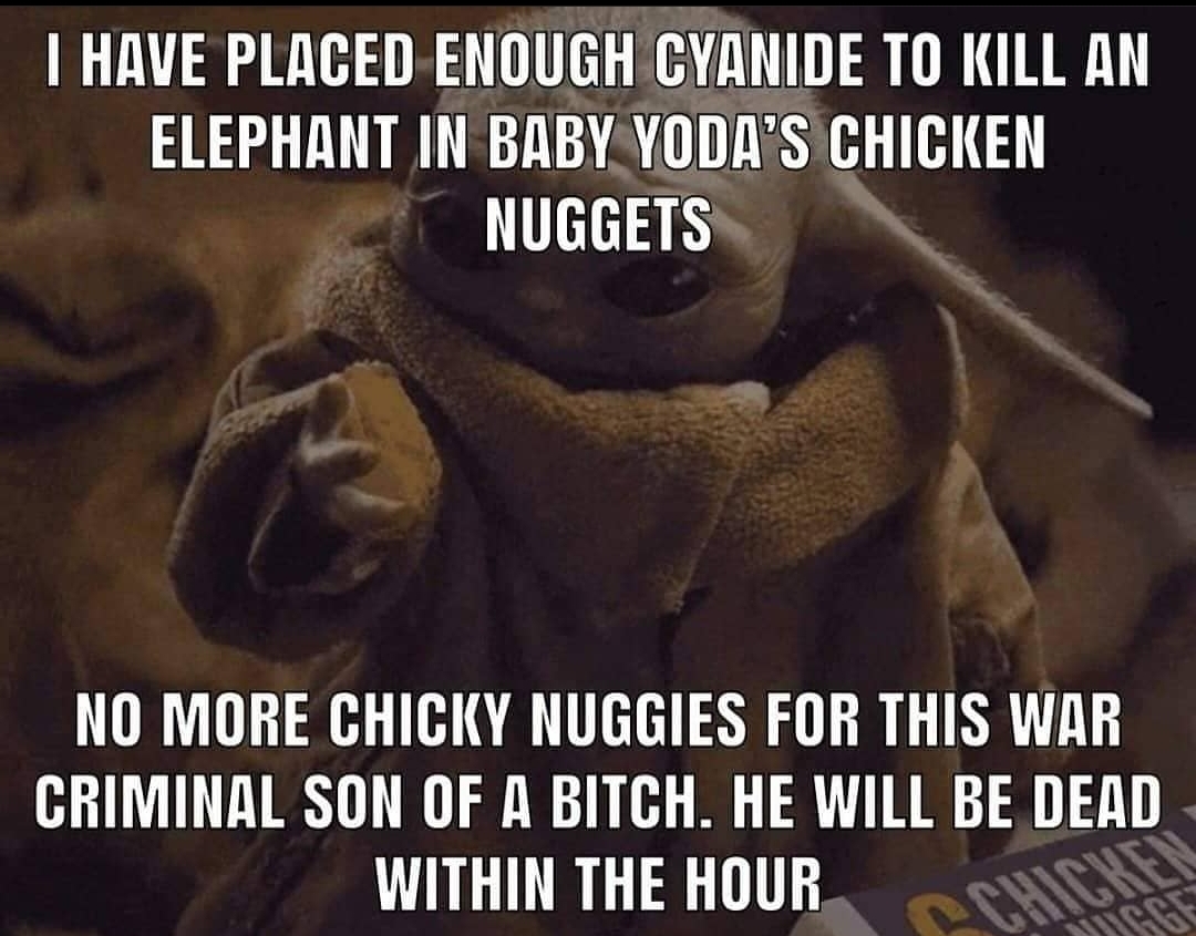 Baby yoda is dead 🦀🦀🦀🦀 r/MandalorianMemes