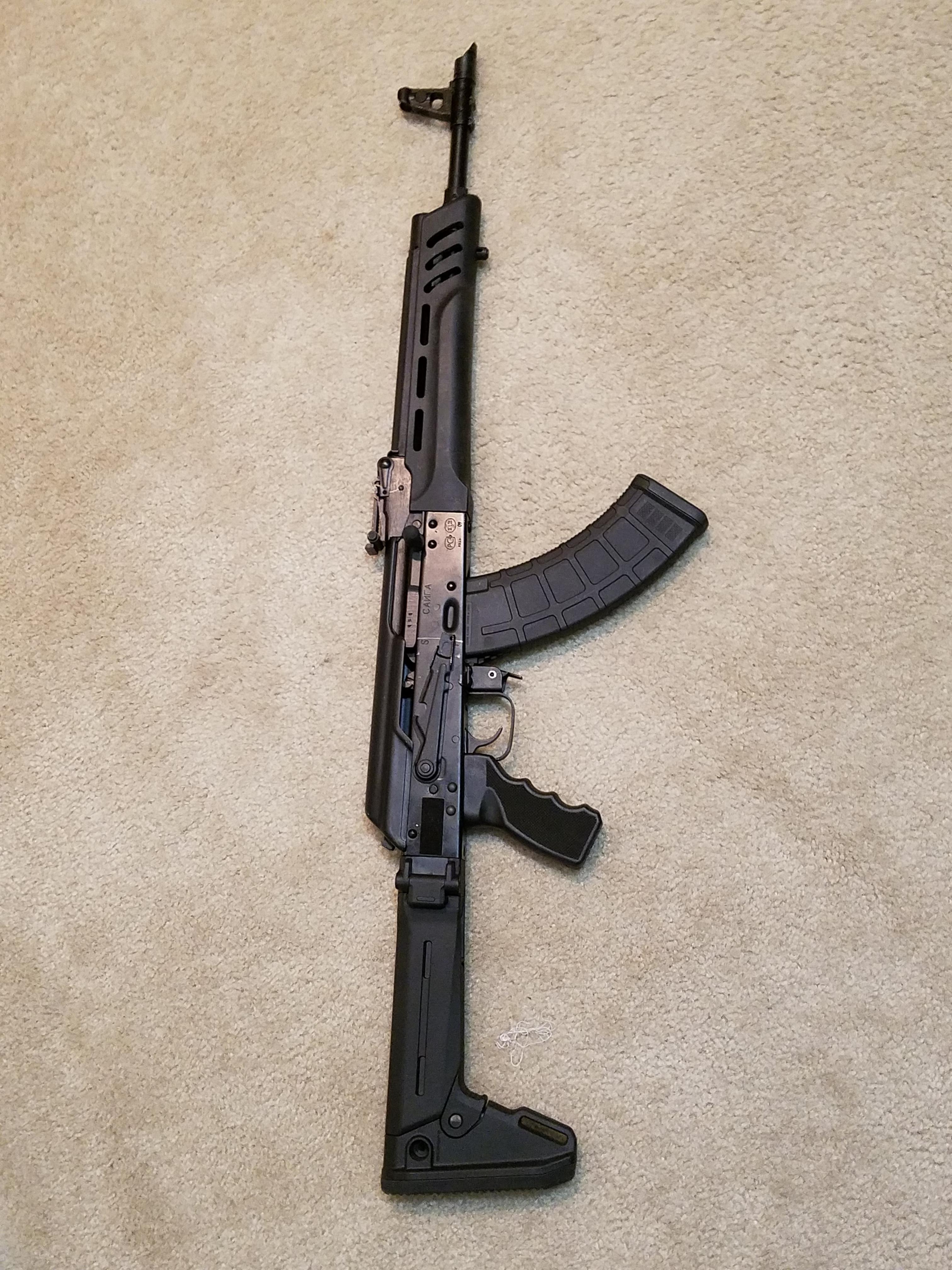 Russian Saiga to finish or not to finish ? Is the split hand guard and