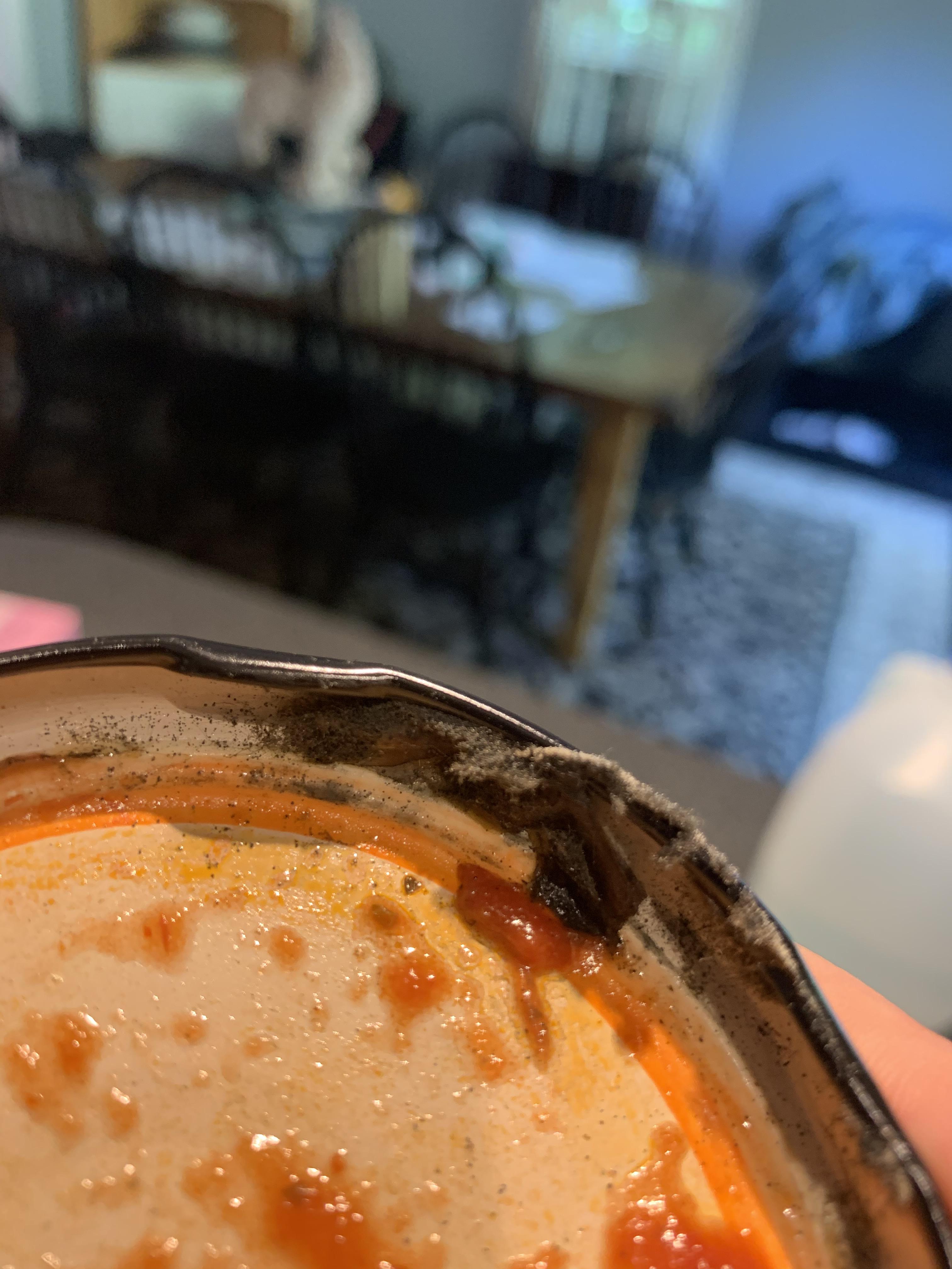 On the outside/inside of my new pasta sauce. Is it mold? r/foodsafety
