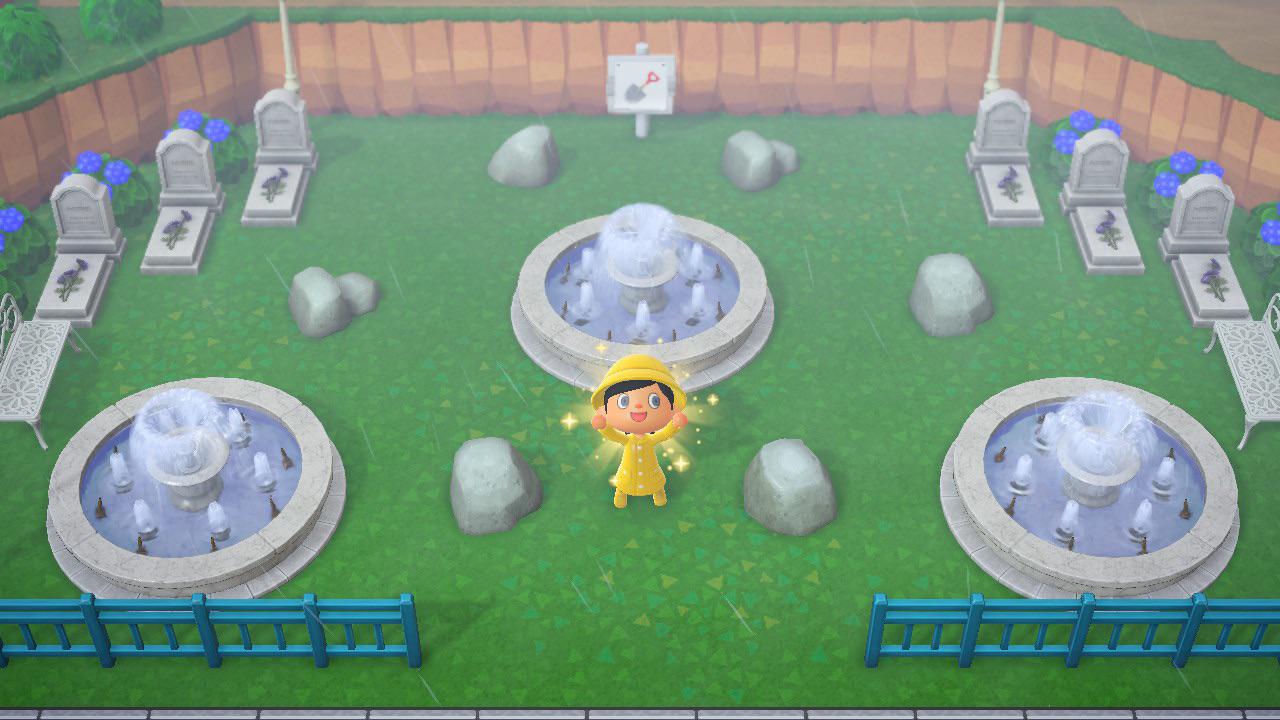 Finally made a rock garden! r/AnimalCrossing