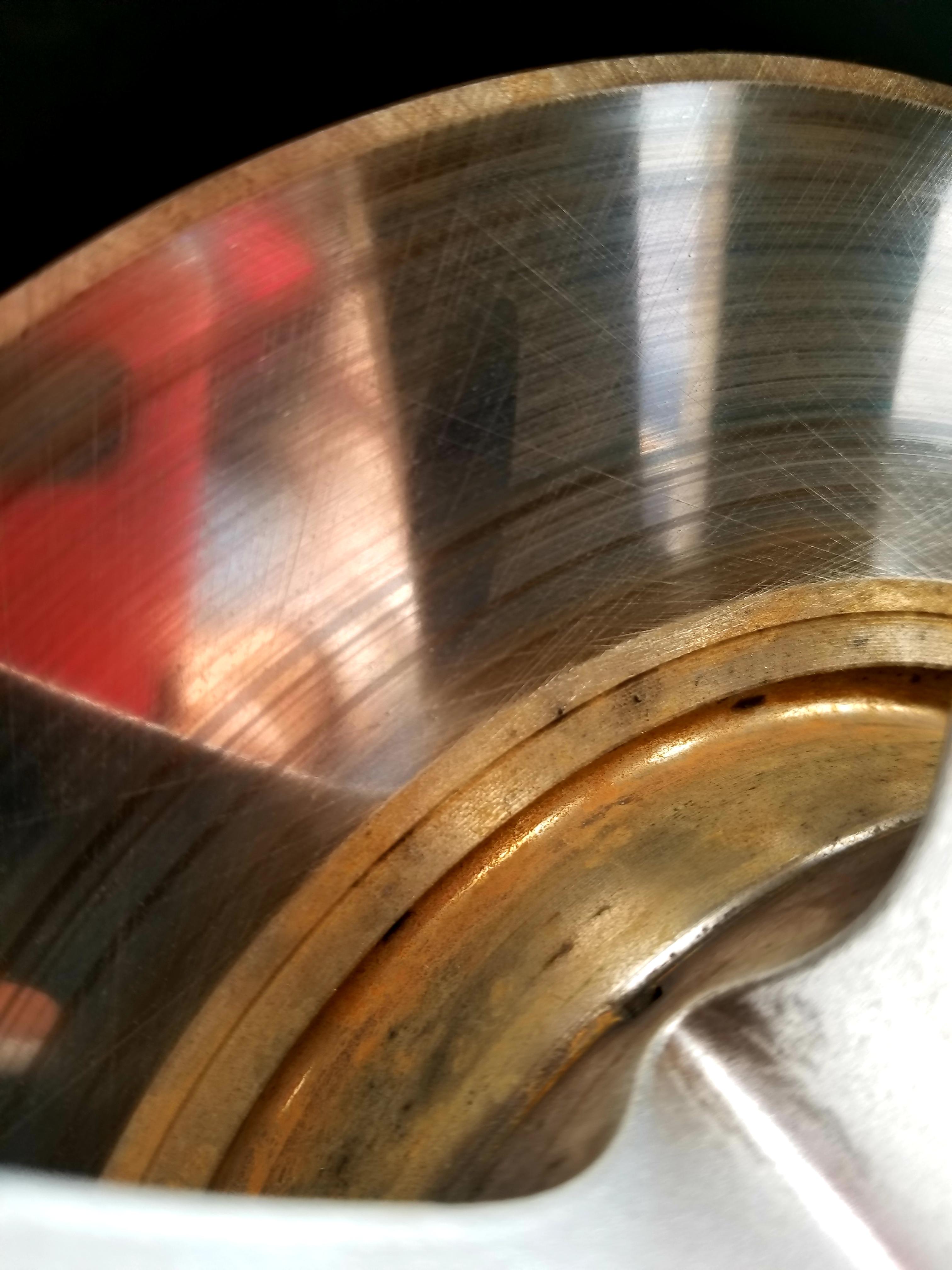 Are these scratches normal? I just replaced my rotors and pads 2 weeks