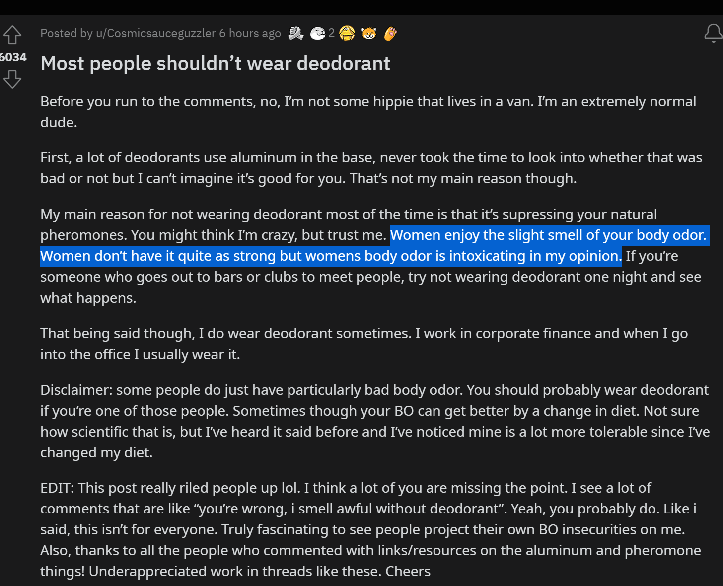 Ah yes I love the smell of bo! NotHowGirlsWork