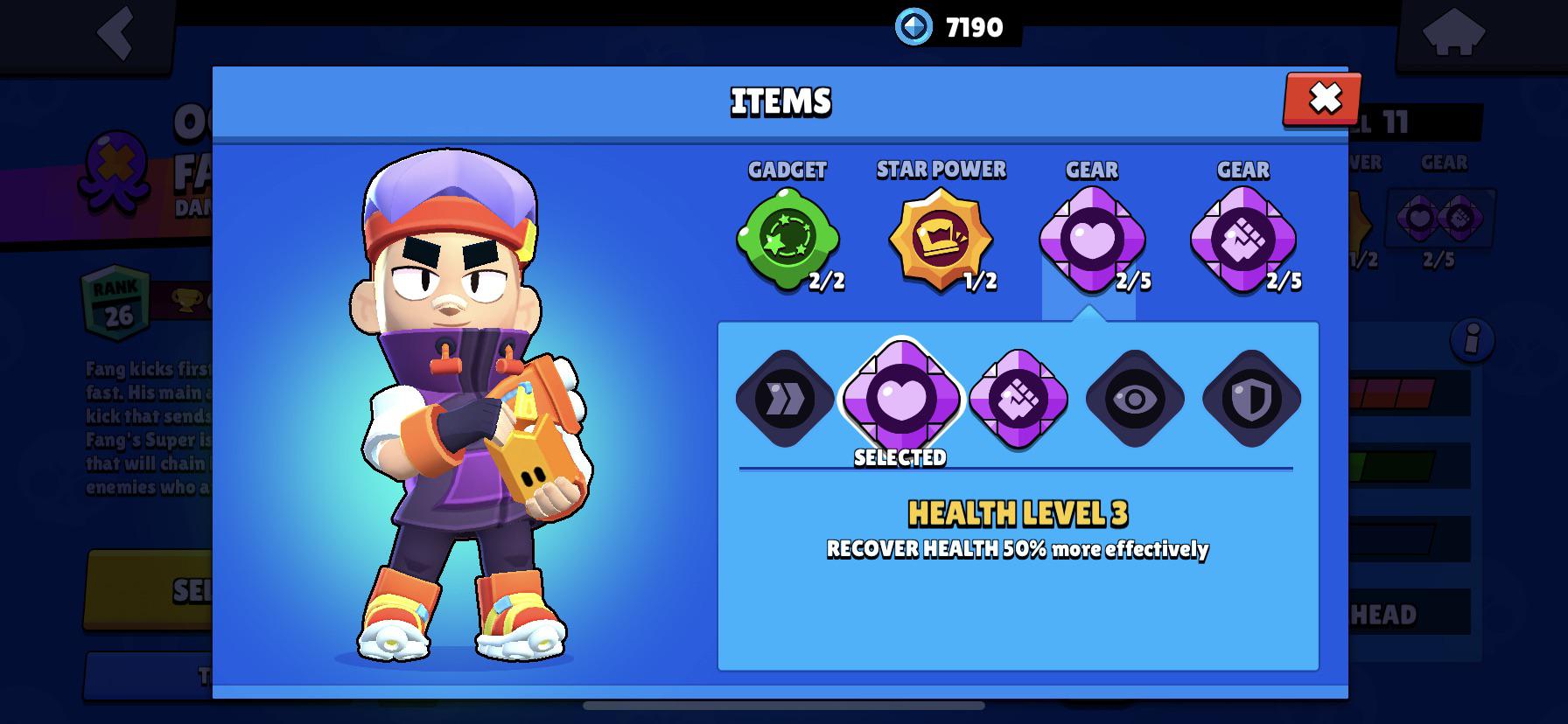 Hey, I wonder what gears that work best on Fang? Of some reason I