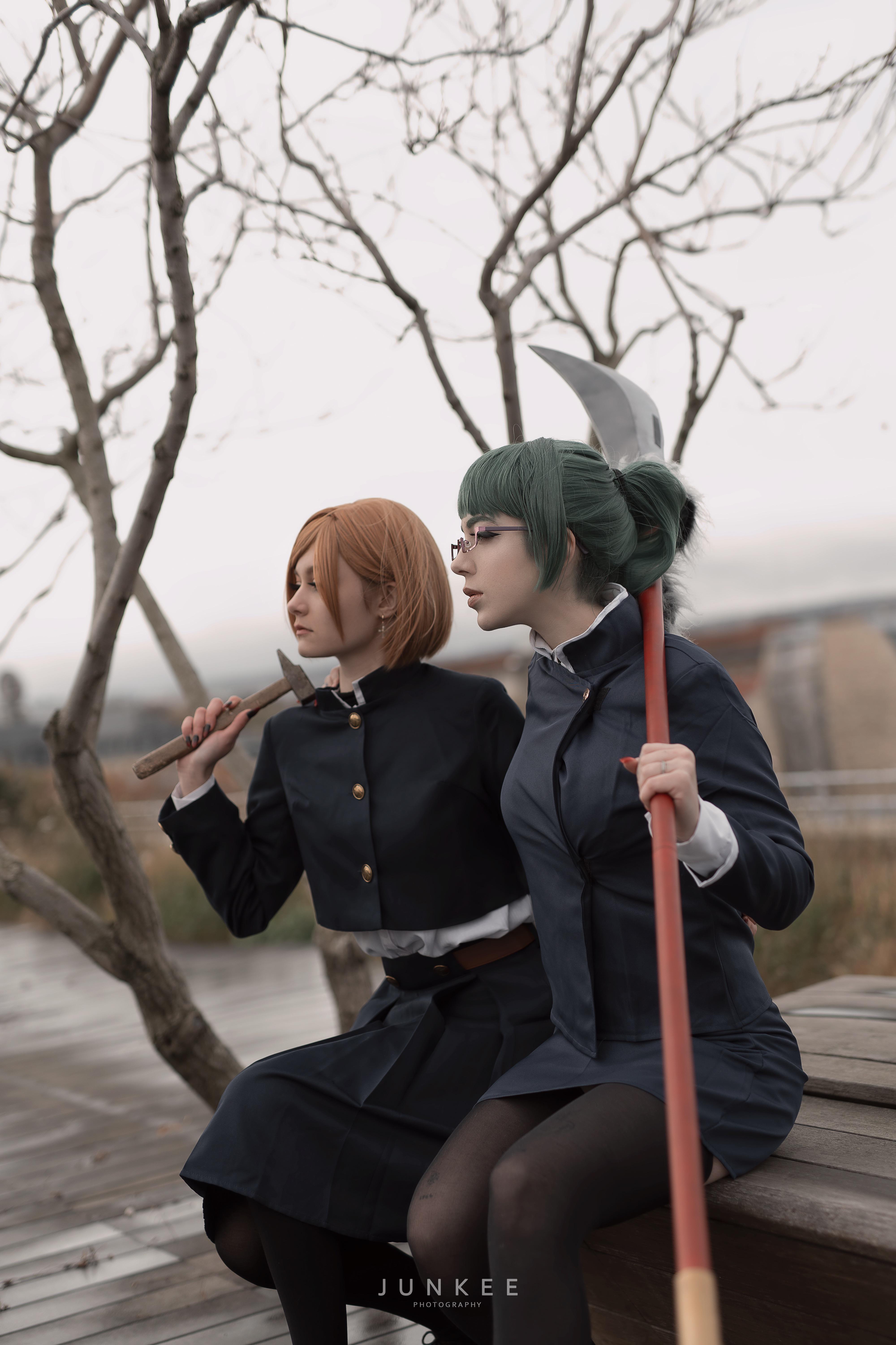 Hi ! Show you today our maki and nobara duo ! Maki cosplay by xly_luu