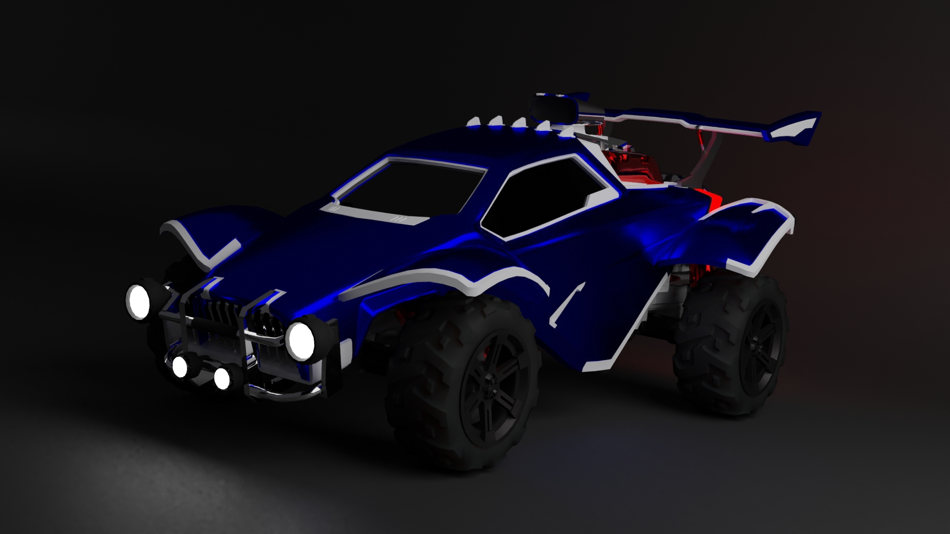 titanium white octane (i made this in blender) r/RocketLeague