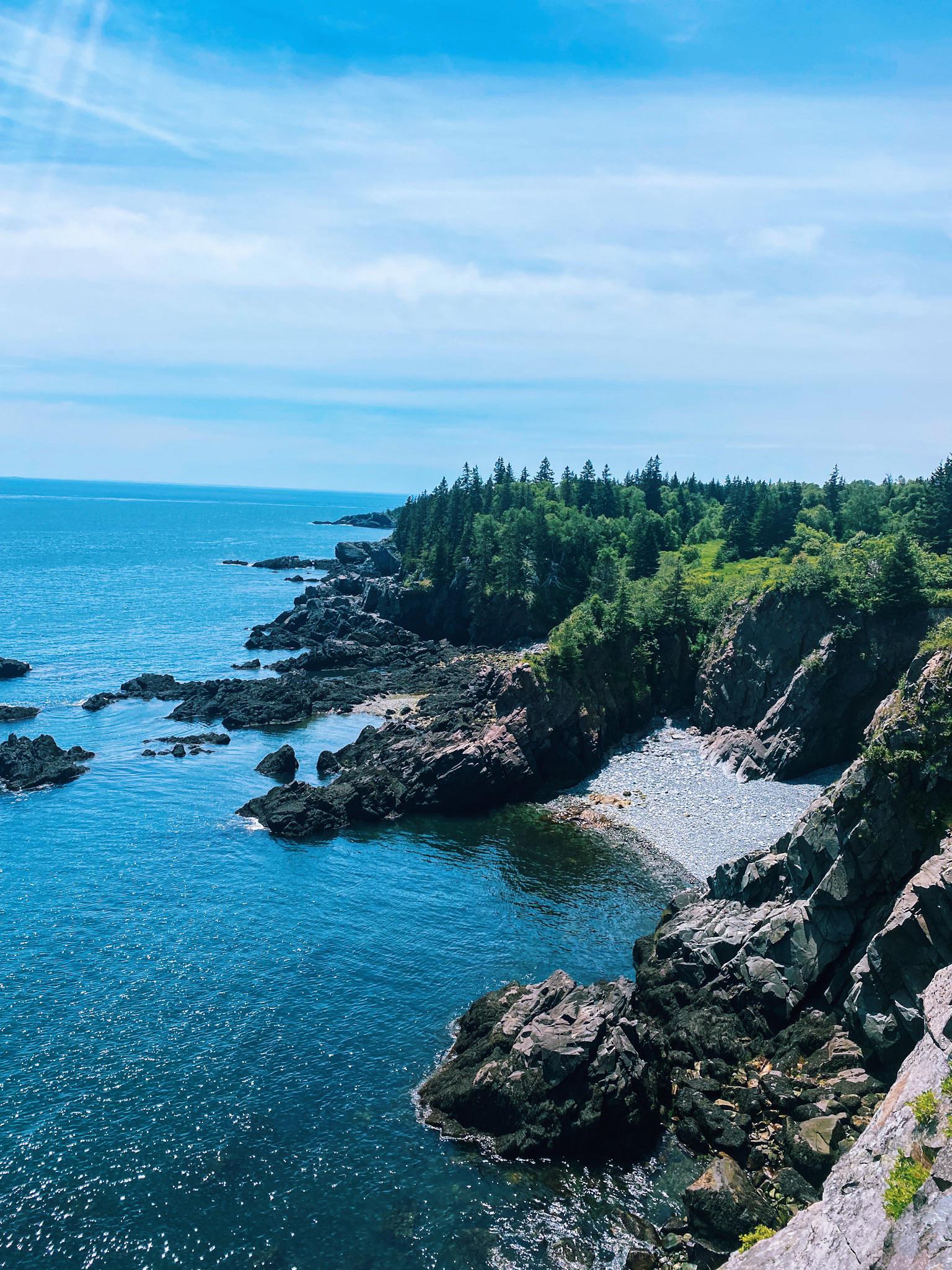 Cutler Coast Public Reserved Land, Bold Coast, Maine, USA 10 miles of