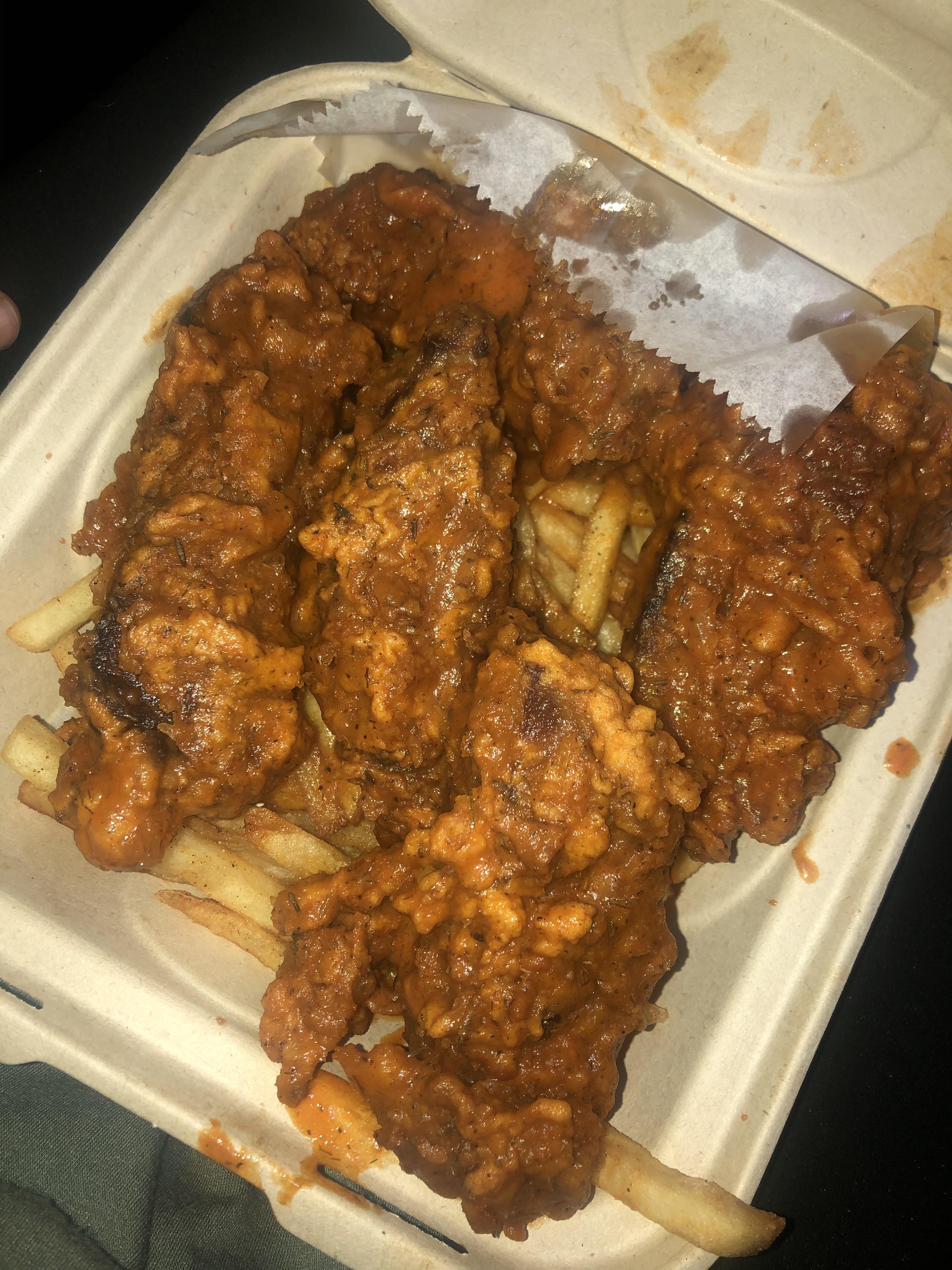 vegan chicken fingers r/VeganFood