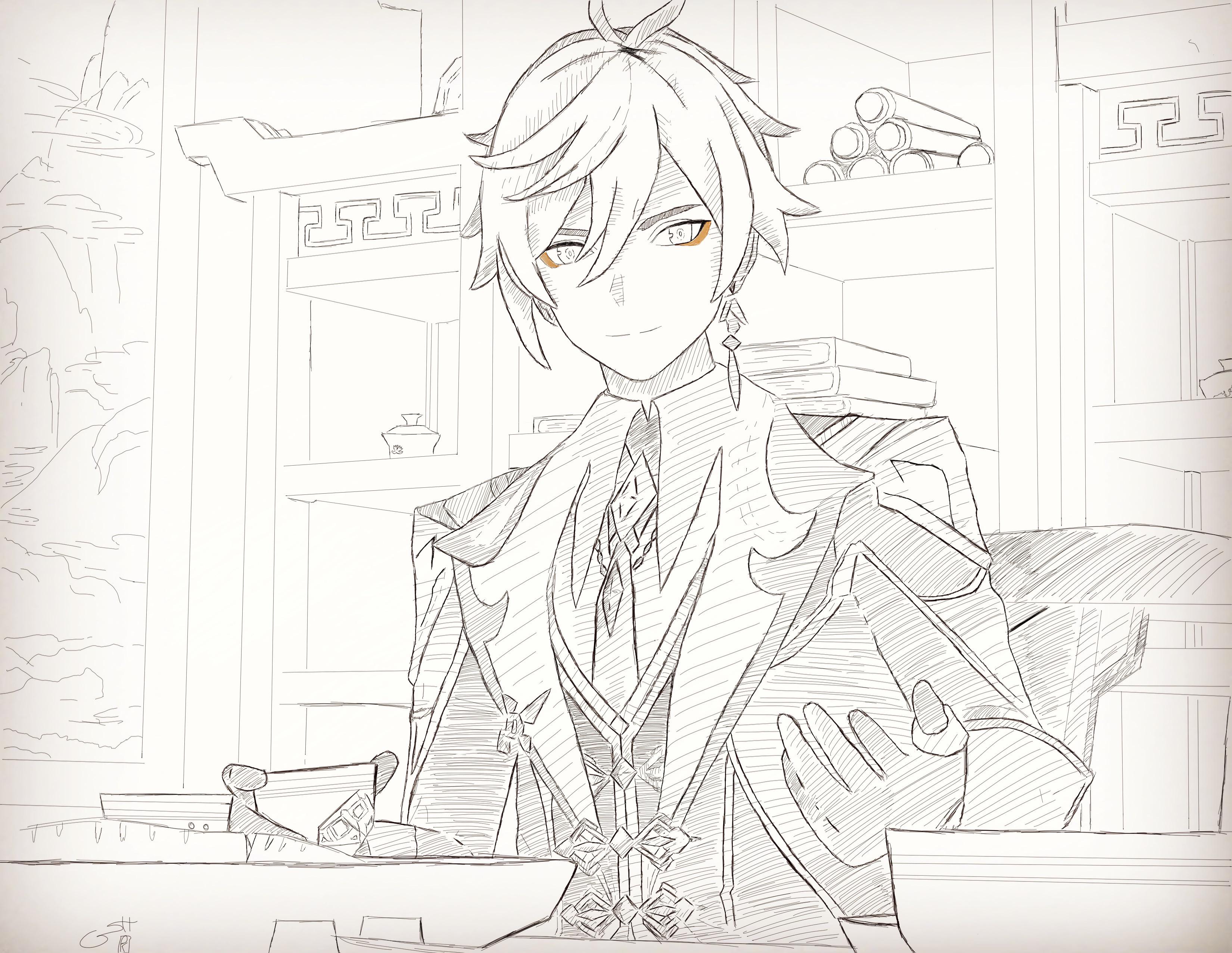 Genshin Impact Characters Outline