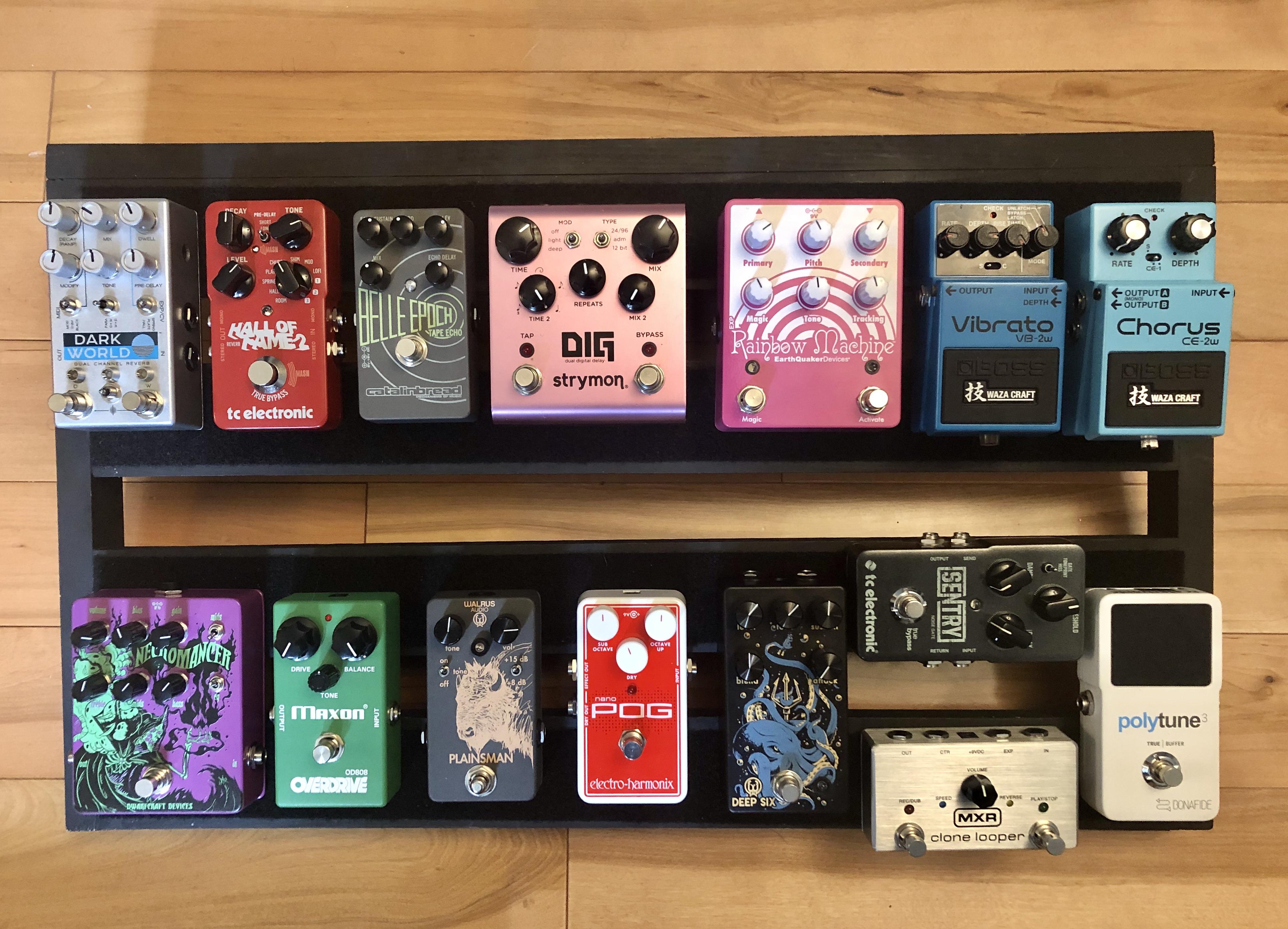 First fully complete pedalboard r/guitarpedals