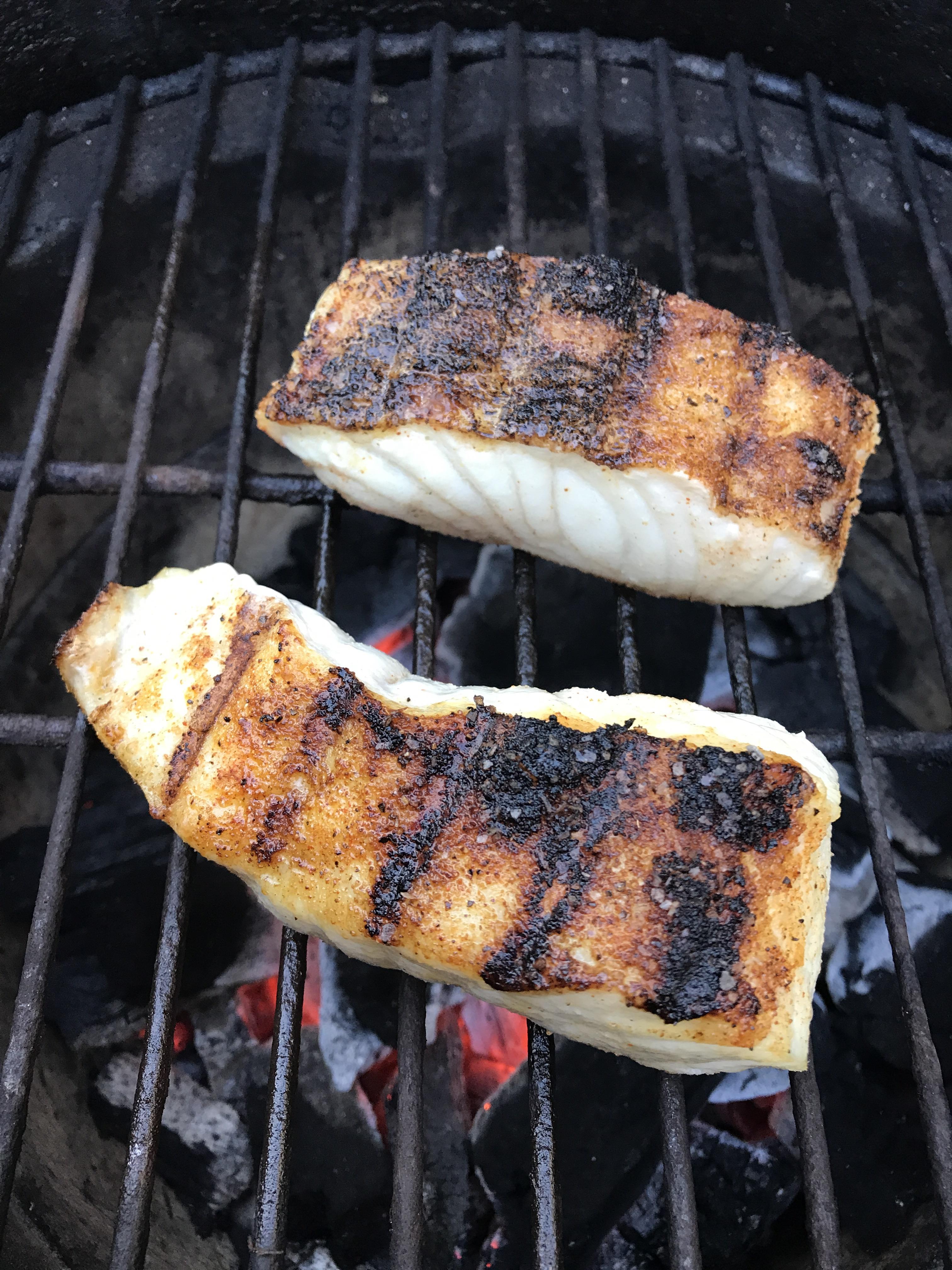 Grilled Sea Bass r/biggreenegg