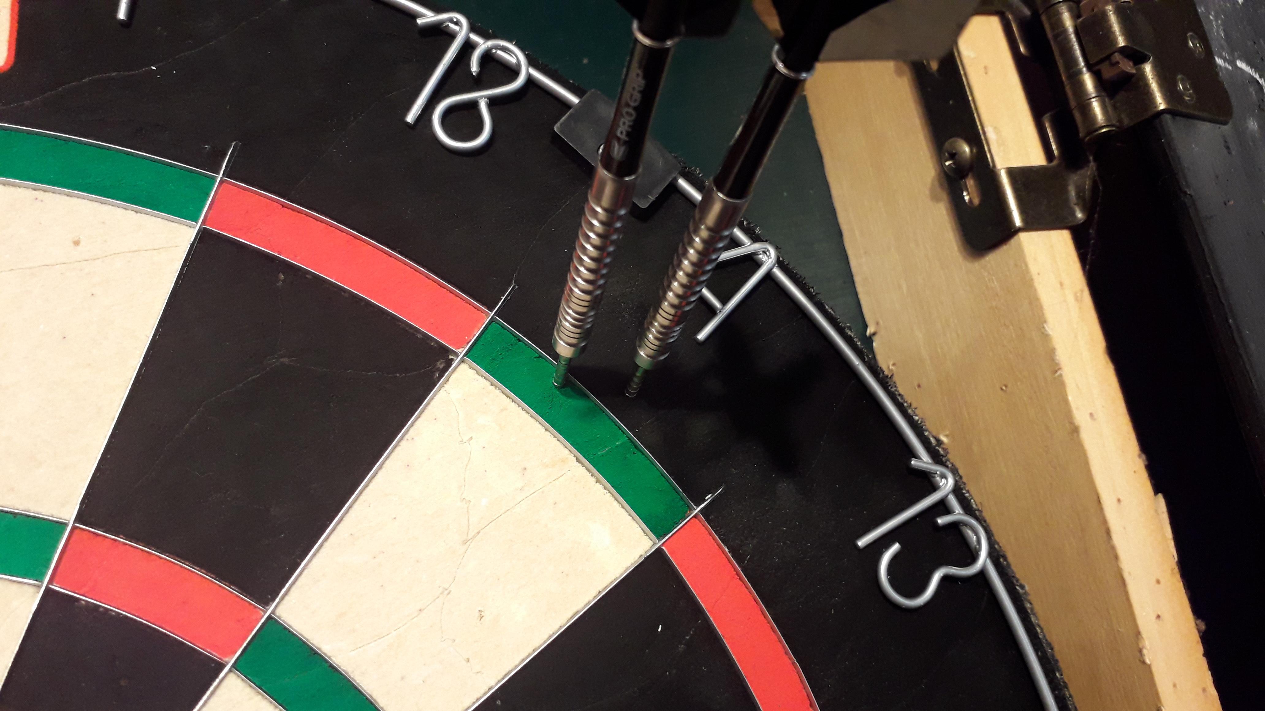 is it just me or is giving yourself a good marker with the first dart and then using it