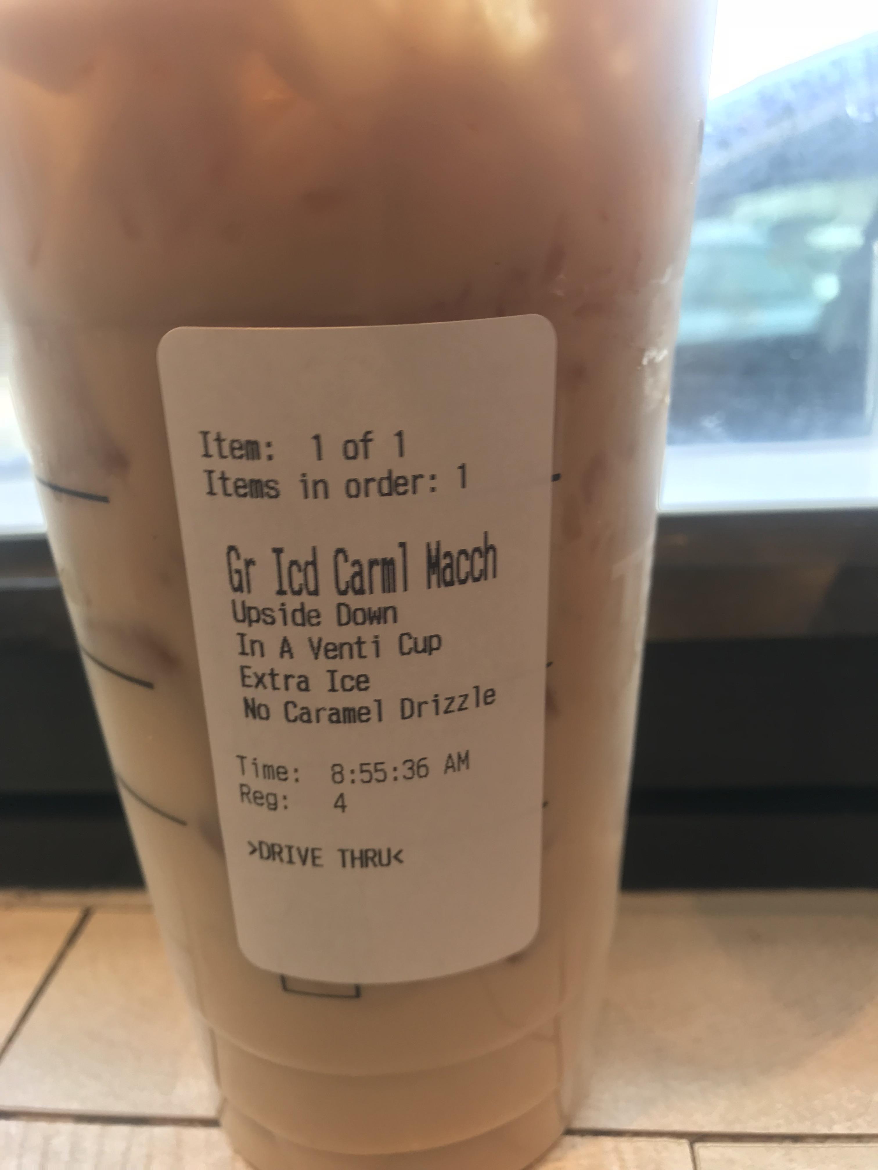 So you want an iced latte ? customer no I said.... r/starbucks