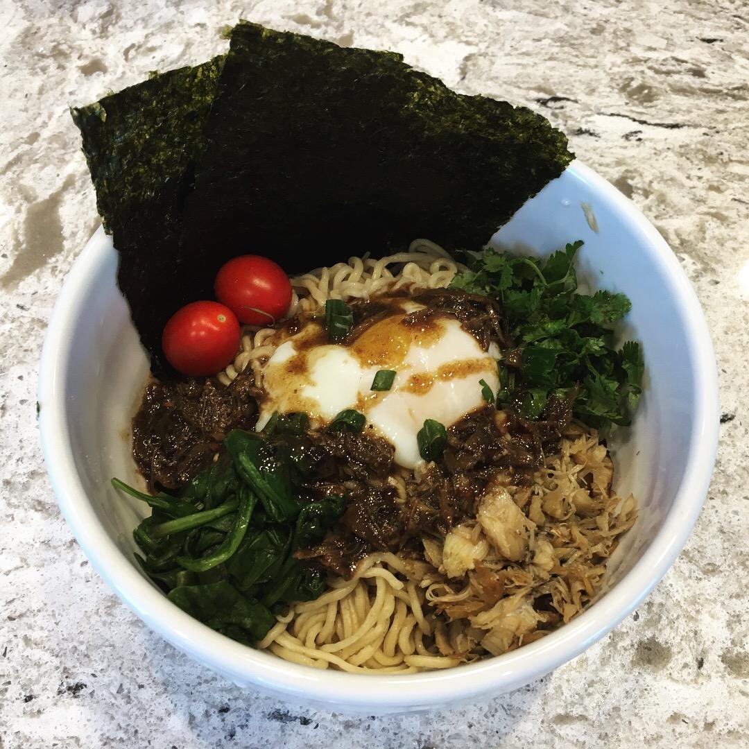 [Homemade] Crab Mazemen r/ramen