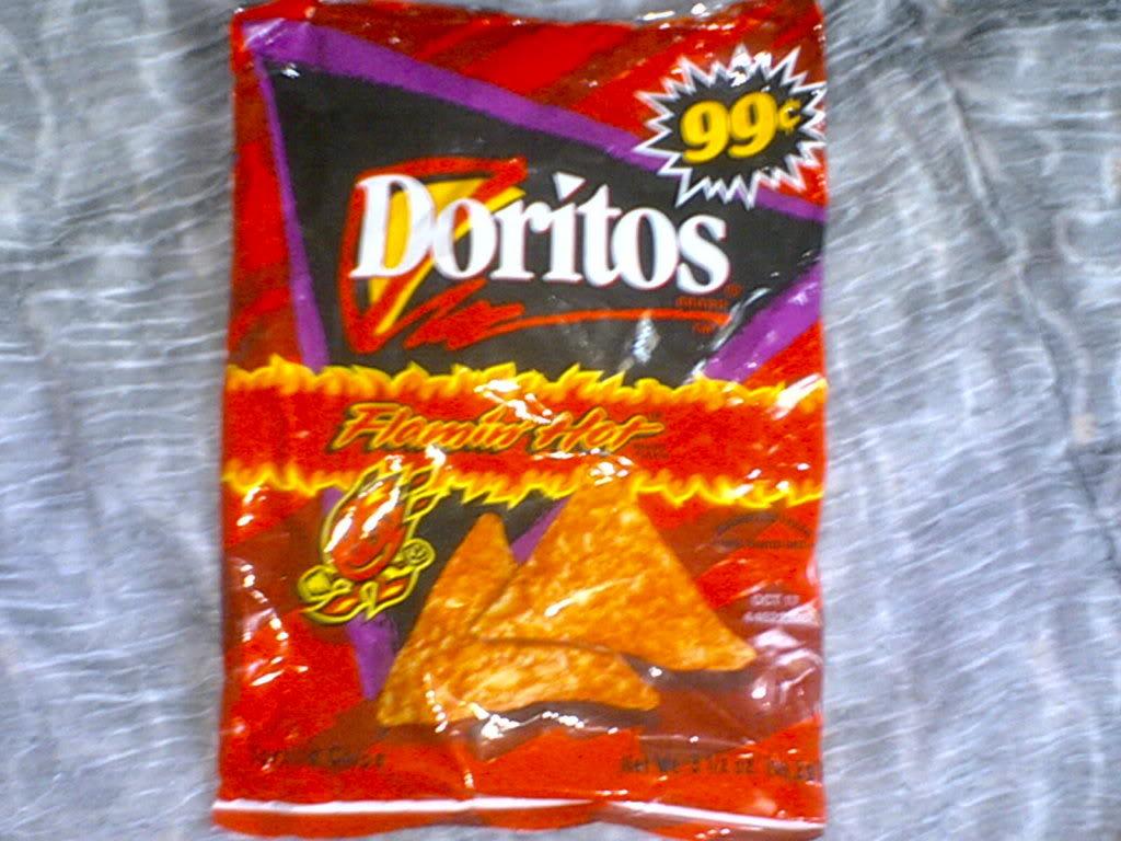 Old School Flaming Hot Doritos r/nostalgia