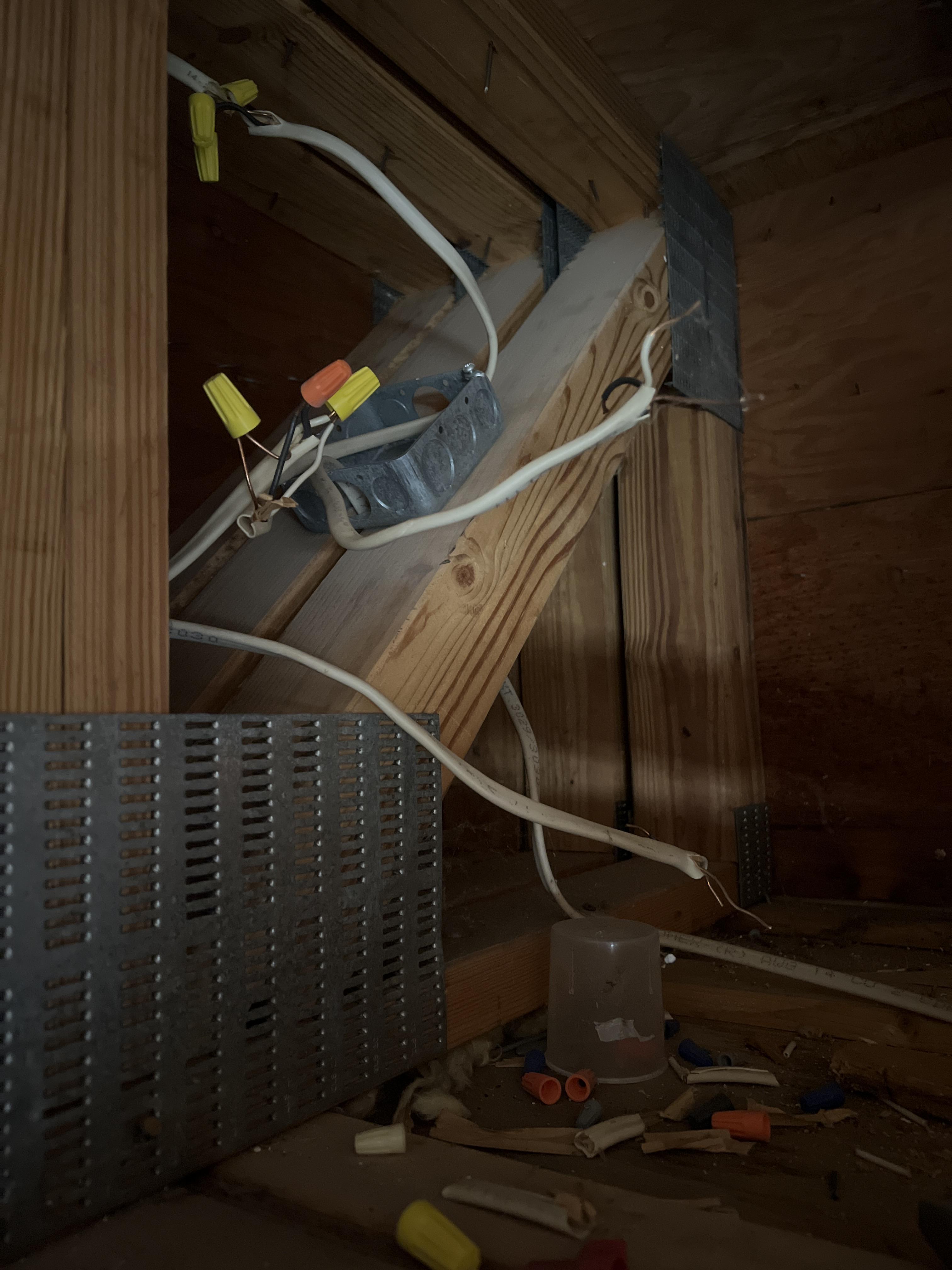 Maybe this is why the outside lights don’t work r/electricians