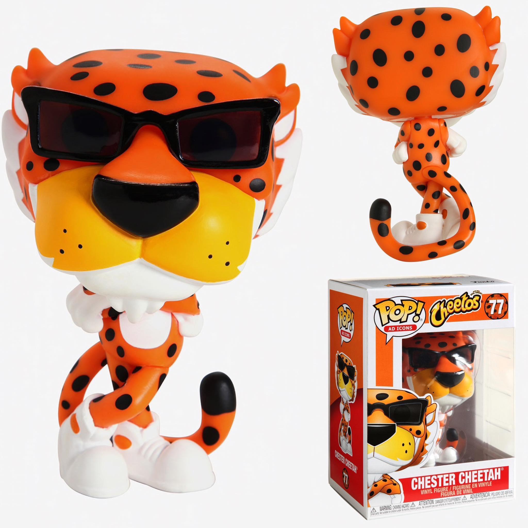 Out of box look at Chester Cheetah! Funko