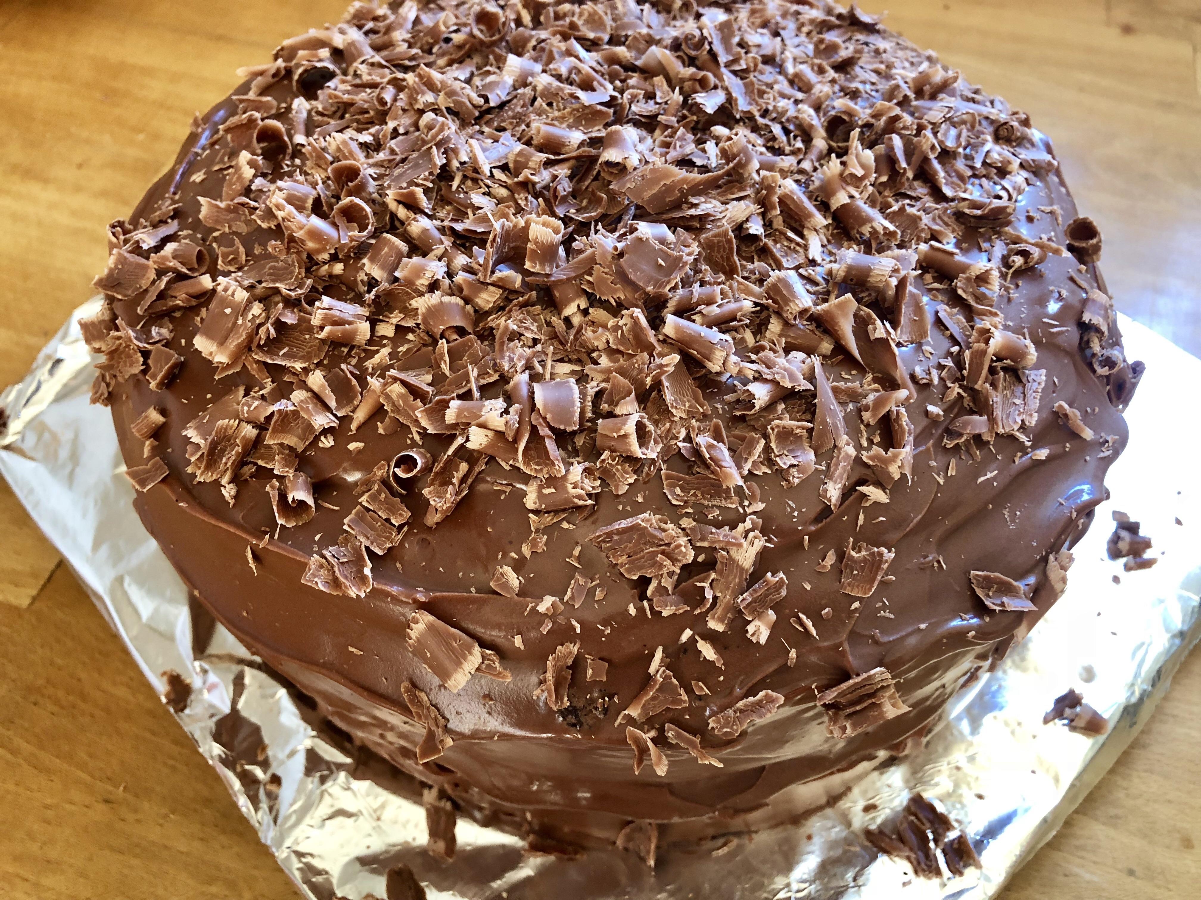 [Homemade] TripleChocolate Ganache Cake. r/food