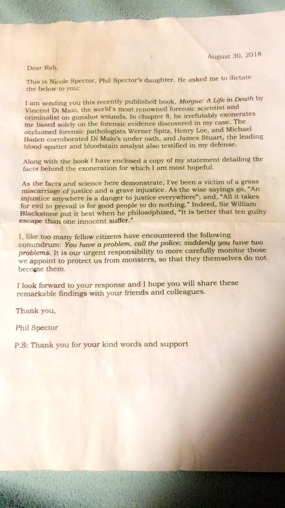 A Letter From Phil Spector r/beatles