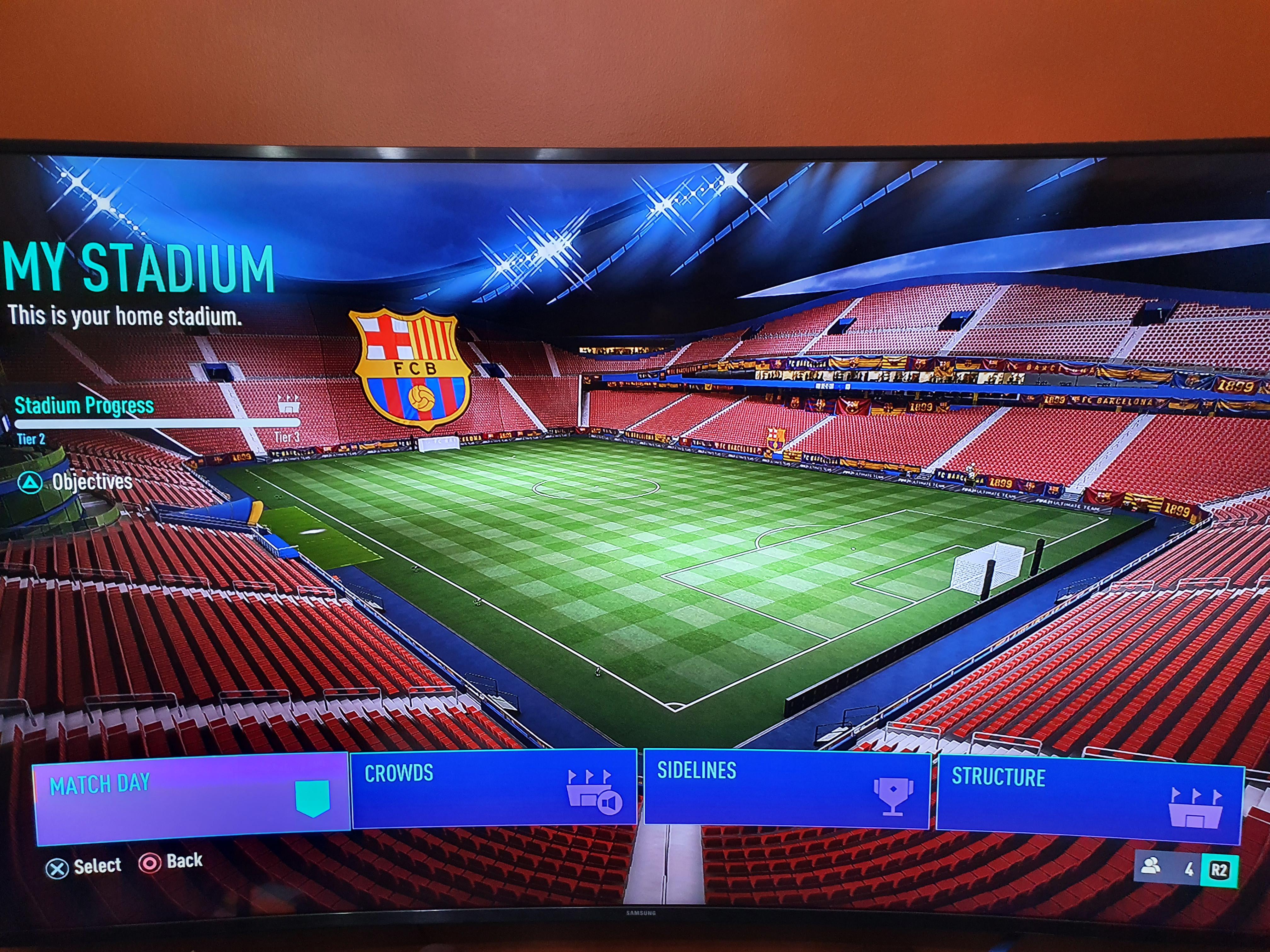 I am still annoyed that FIFA do not have Camp Nou, so I made my own humble Camp Nou stadium. r