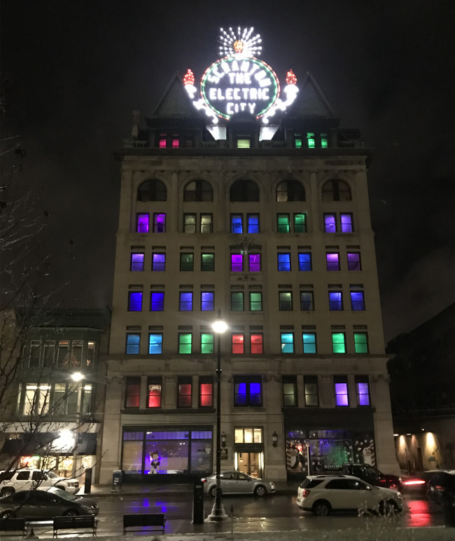 The Scranton Electric Building, a Beuax Art High Rise built in 1896 is