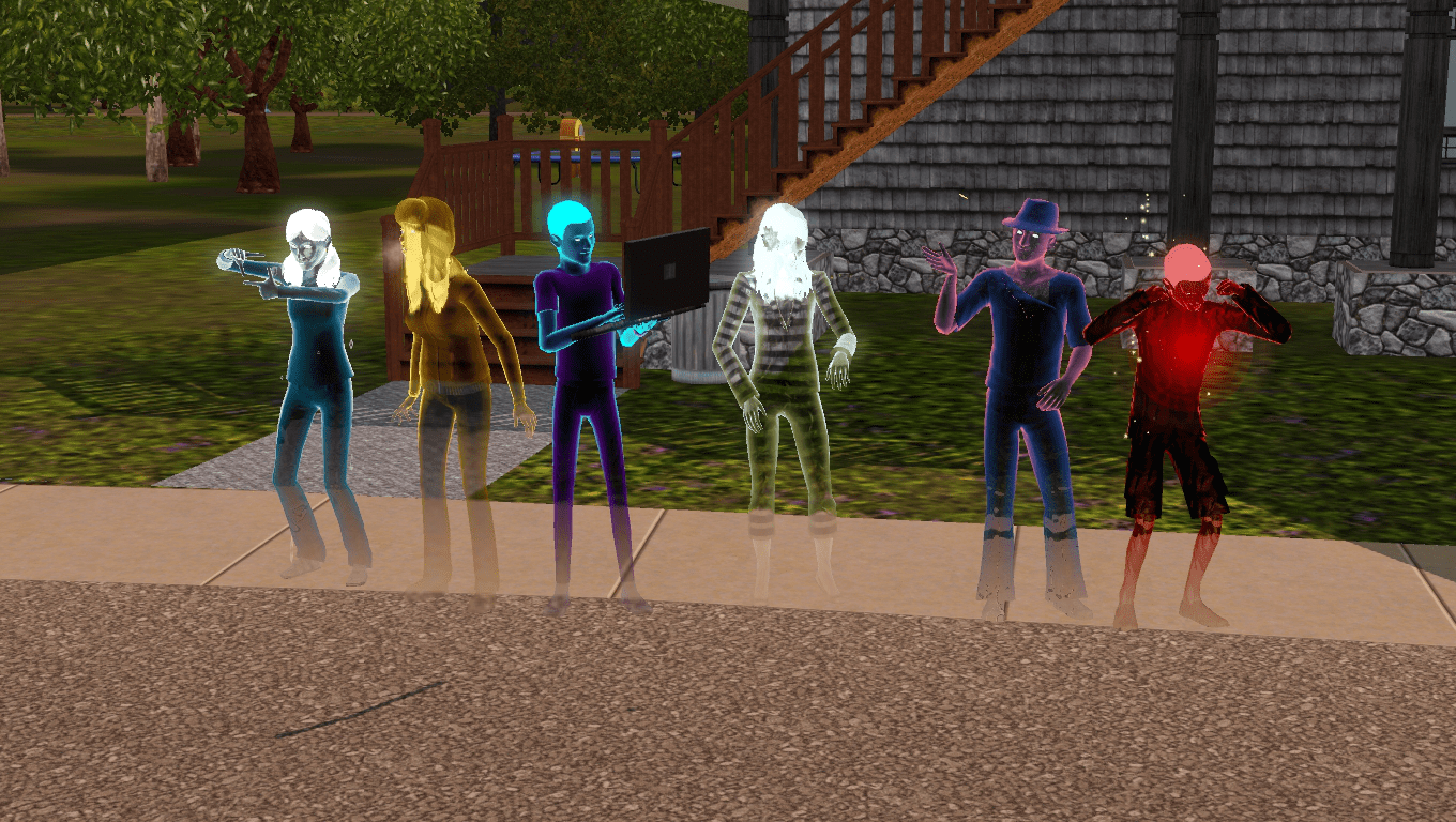 how cool Sims 3 ghosts looked... r/thesims