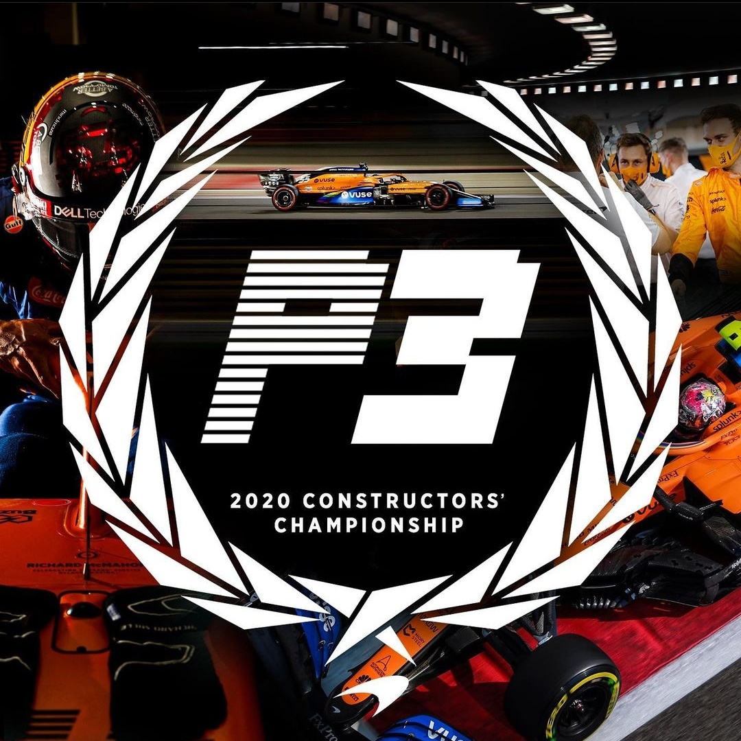 P3 in the 2020 Constructors’ World Championship. 🤝 Enjoy this one, team. 🧡 AbuDhabiGP McLaren