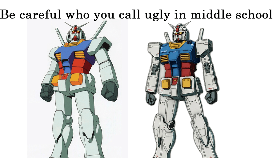 Amazing what tweaked proportions and added detail can do r/Gundam