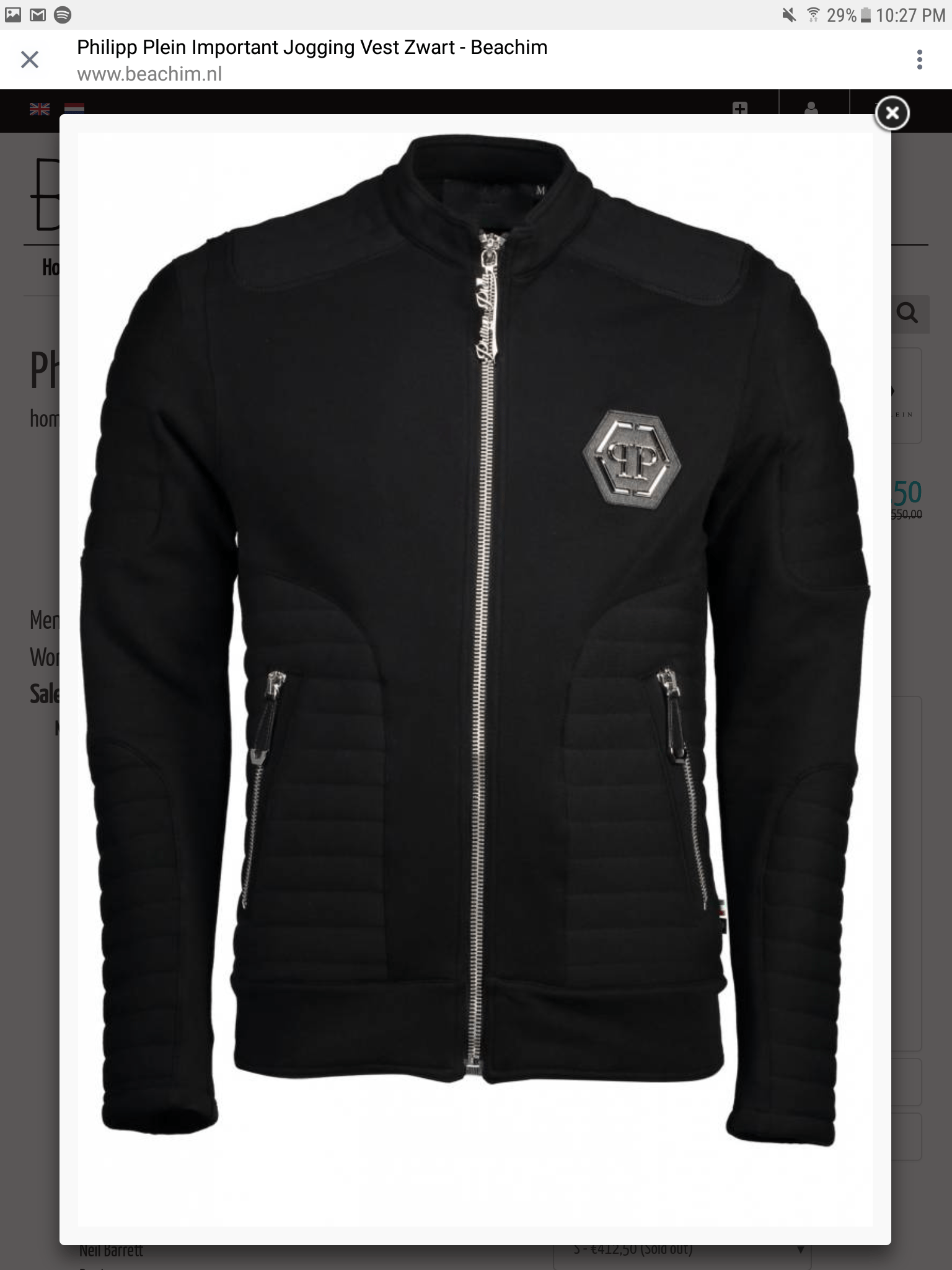 [W2C] Phillip Plein Sweat "Important" Jogging Jacket r/DesignerReps